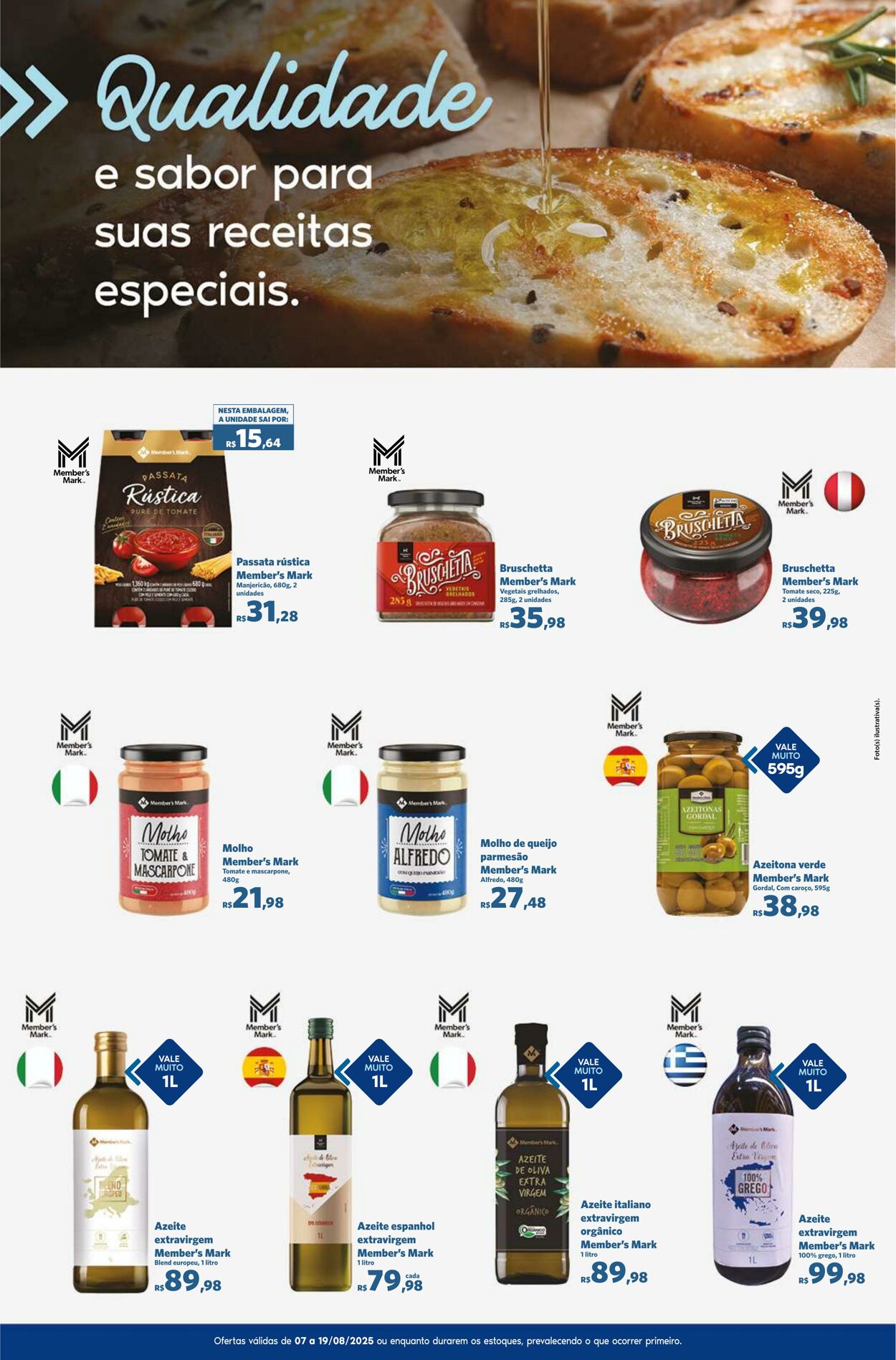 Folheto Sam's Club 07.08.2025 - 19.08.2025