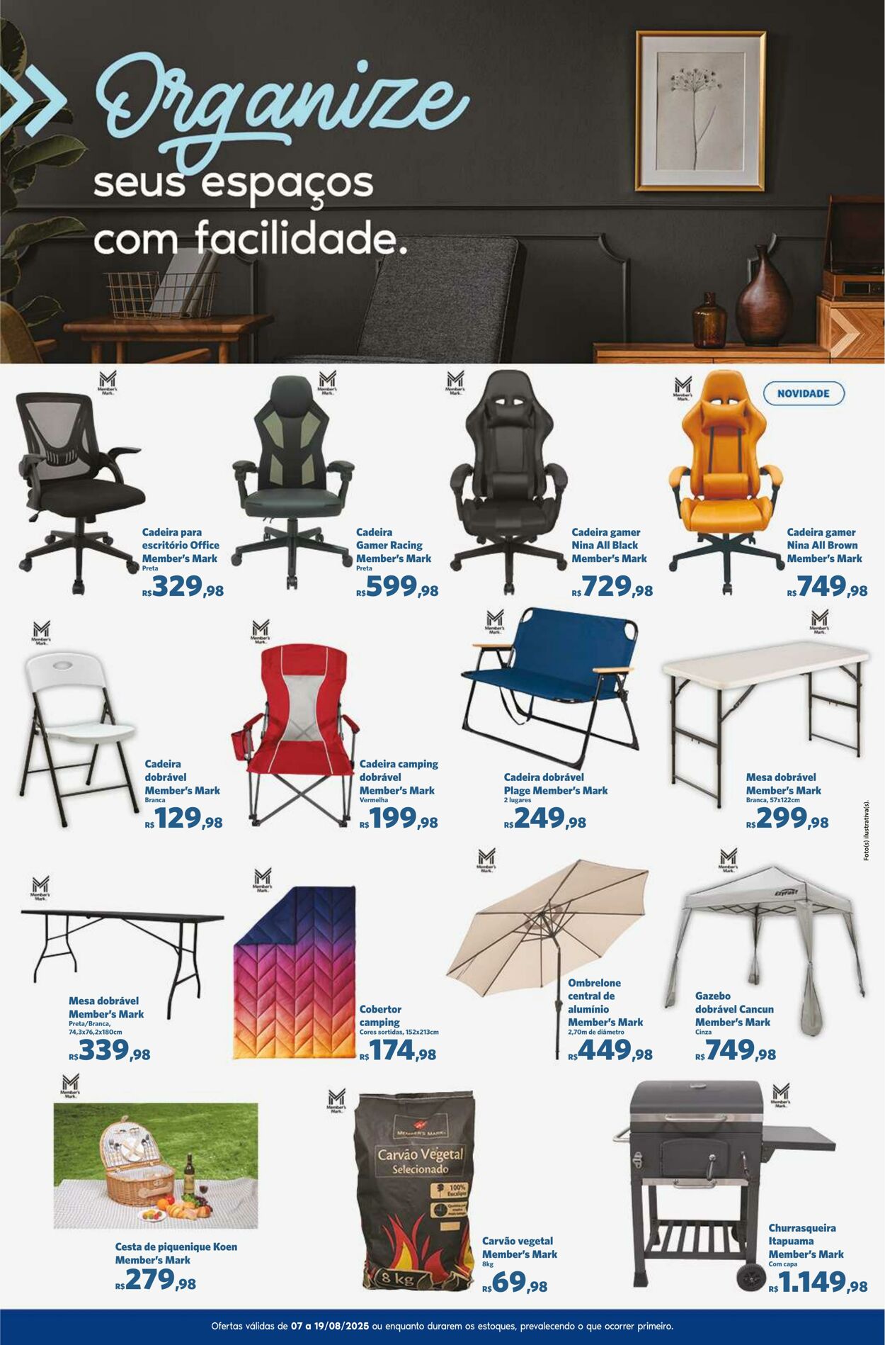 Folheto Sam's Club 07.08.2025 - 19.08.2025
