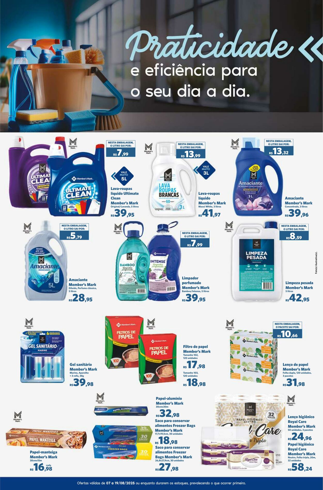 Folheto Sam's Club 07.08.2025 - 19.08.2025