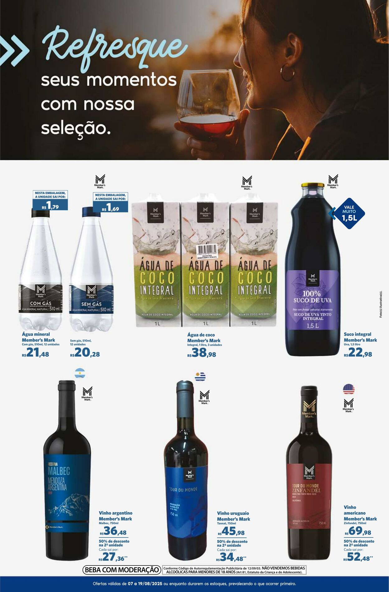 Folheto Sam's Club 07.08.2025 - 19.08.2025
