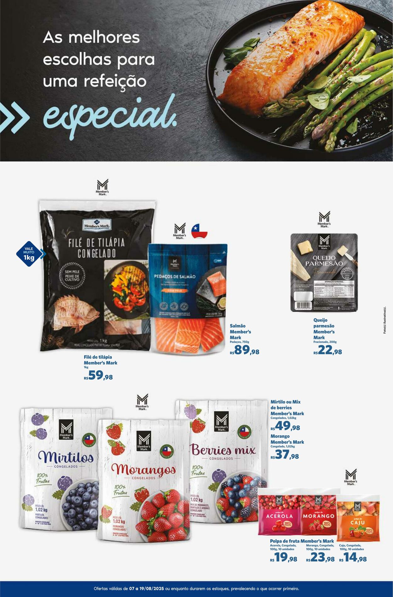 Folheto Sam's Club 07.08.2025 - 19.08.2025