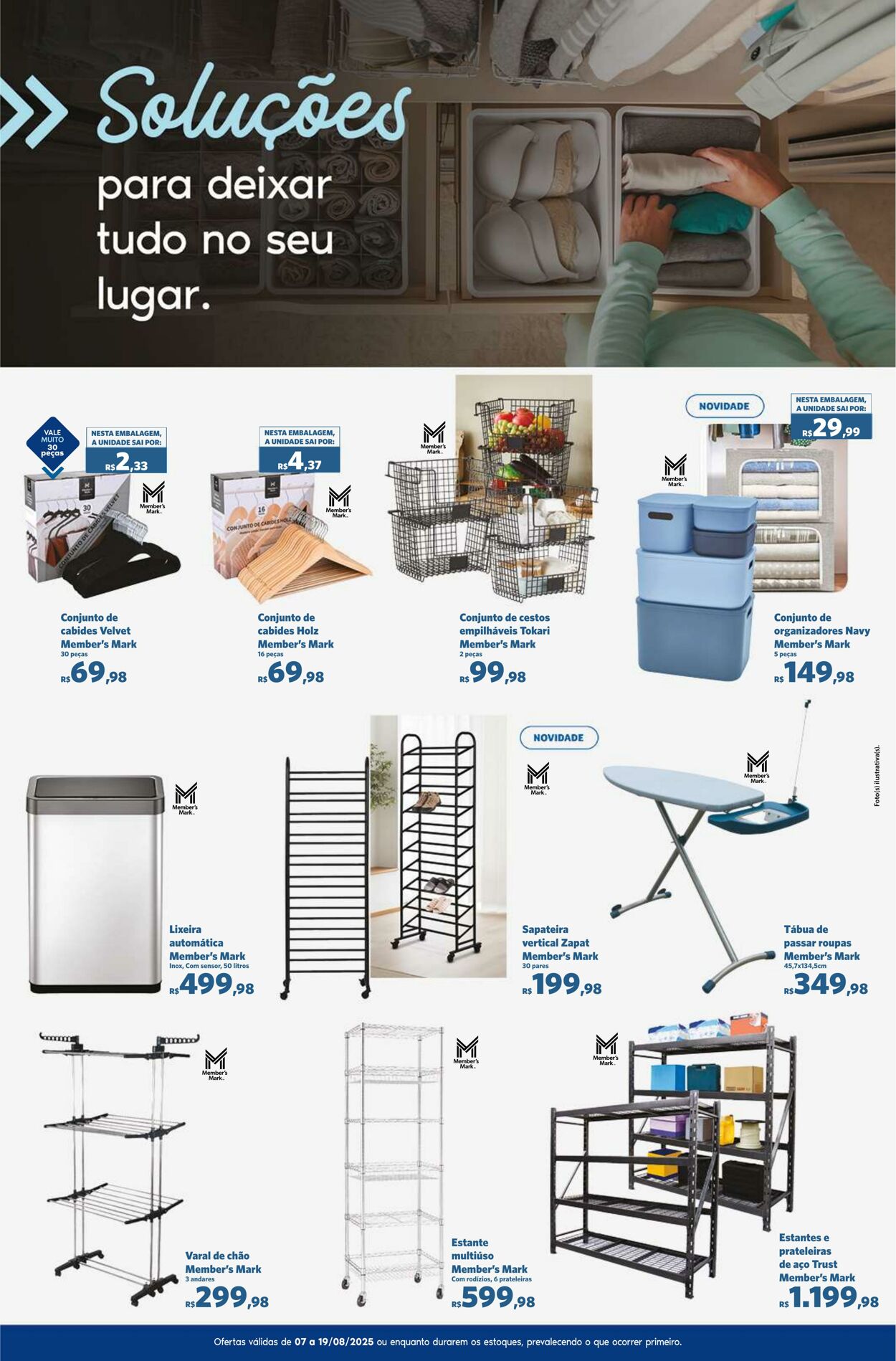 Folheto Sam's Club 07.08.2025 - 19.08.2025