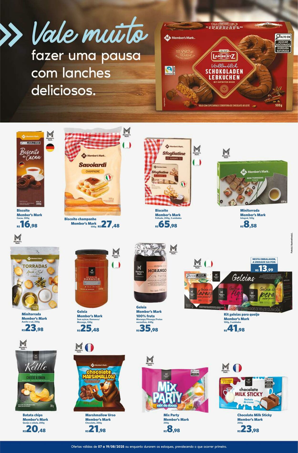 Folheto Sam's Club 07.08.2025 - 19.08.2025