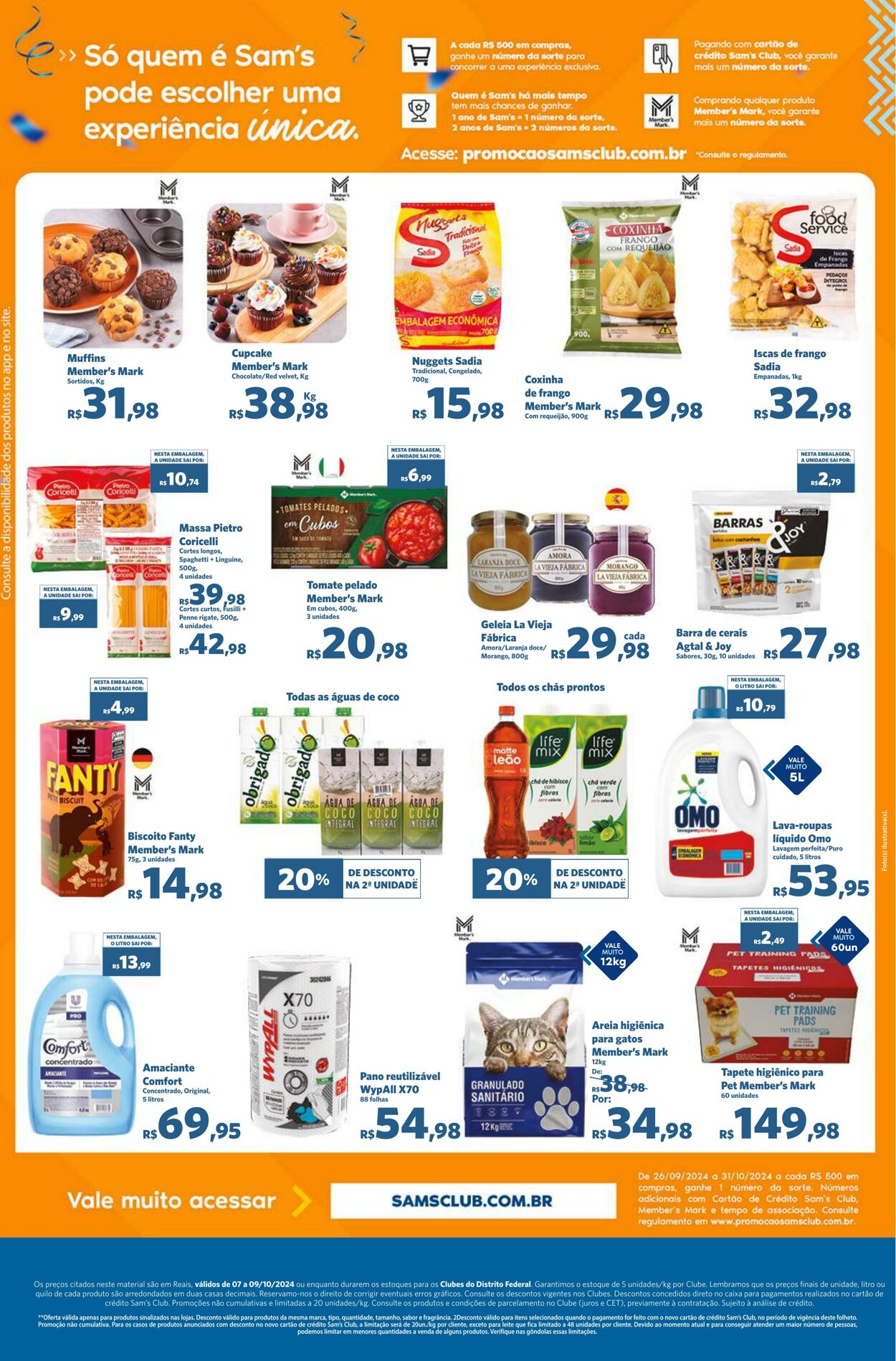 Folheto Sam's Club 07.10.2024 - 09.10.2024