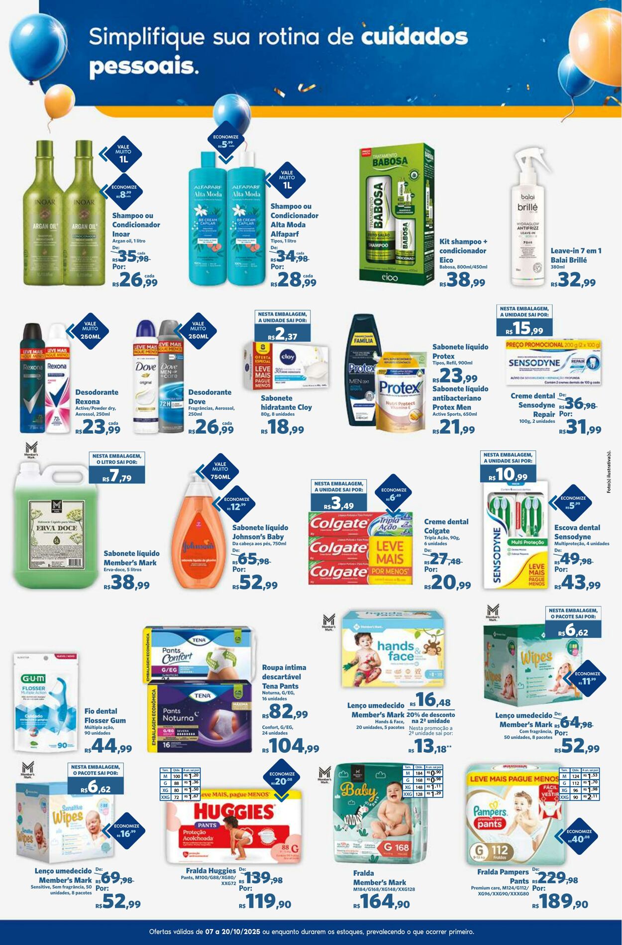 Folheto Sam's Club 07.10.2025 - 20.10.2025