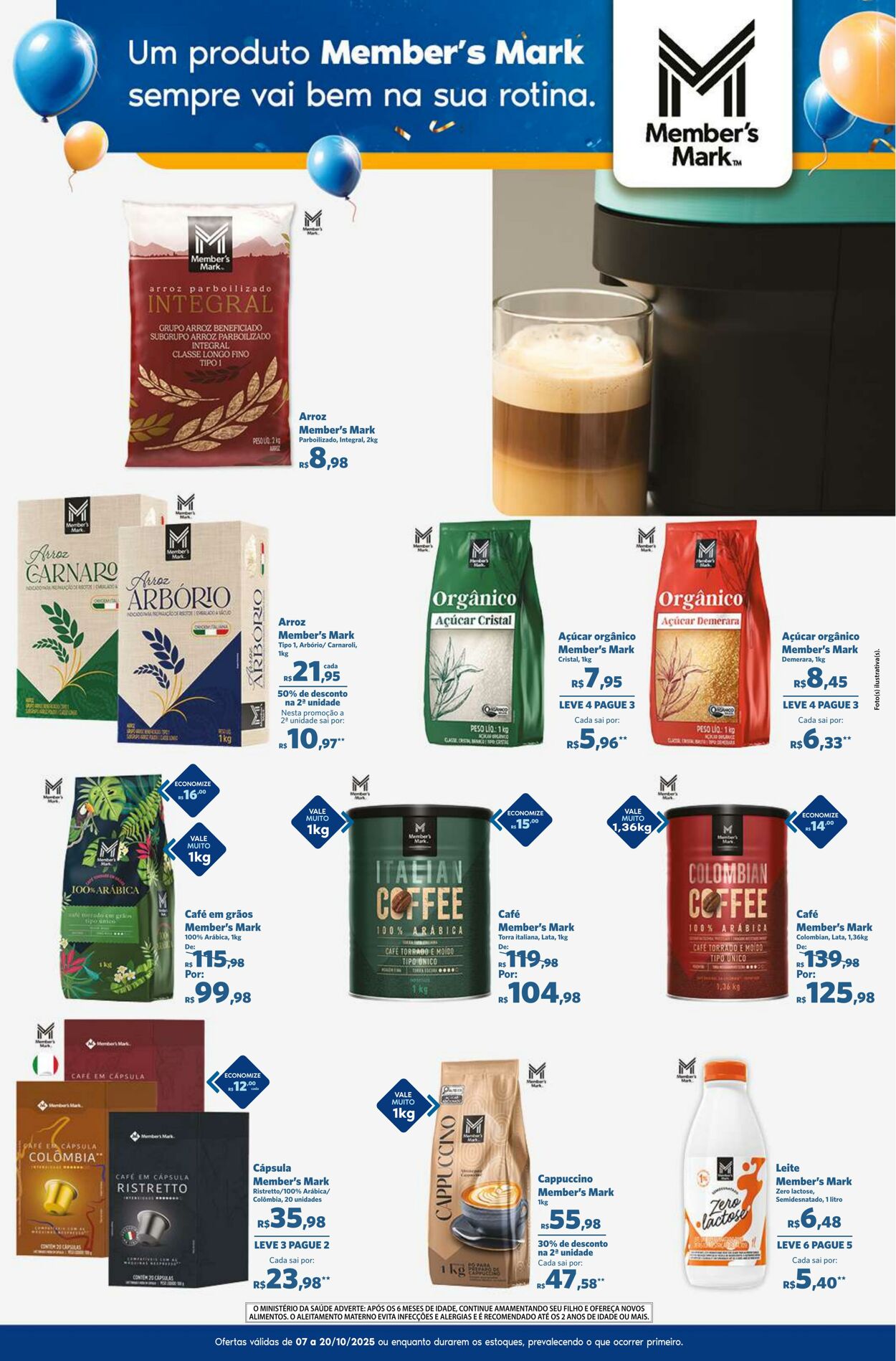 Folheto Sam's Club 07.10.2025 - 20.10.2025