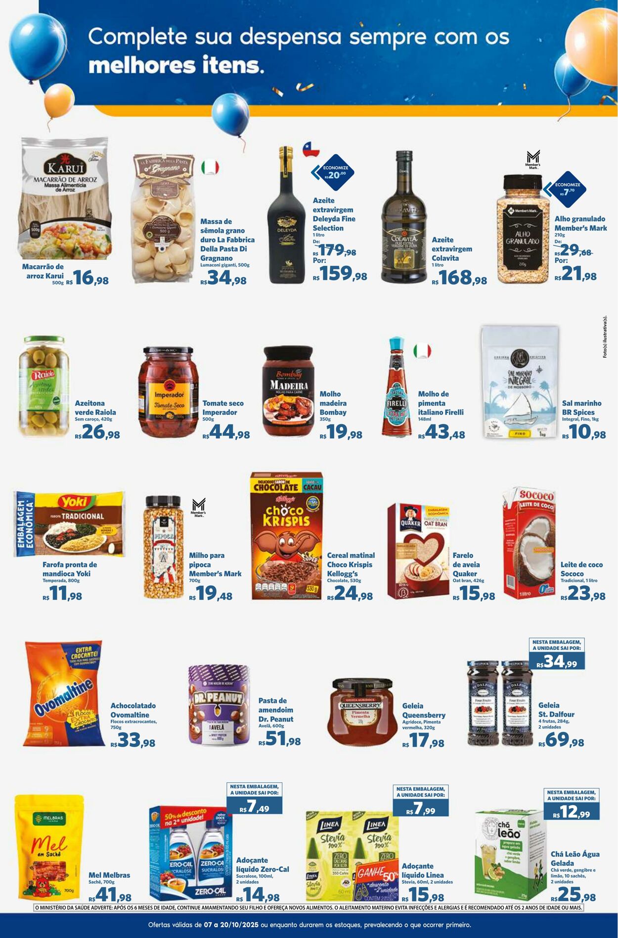 Folheto Sam's Club 07.10.2025 - 20.10.2025