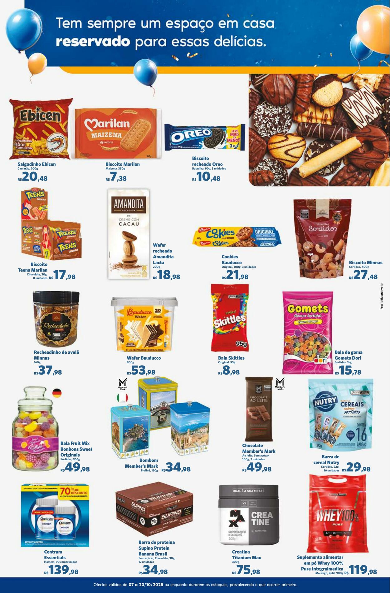 Folheto Sam's Club 07.10.2025 - 20.10.2025