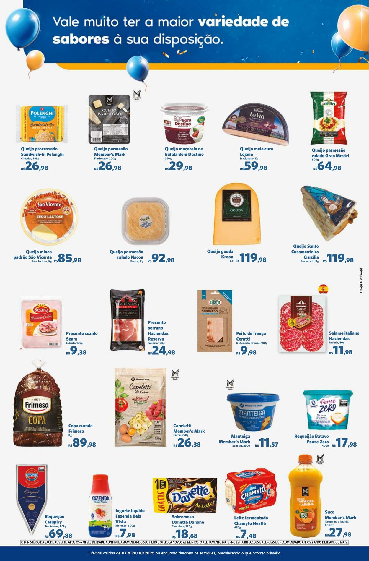 Folheto Sam's Club 07.10.2025 - 20.10.2025