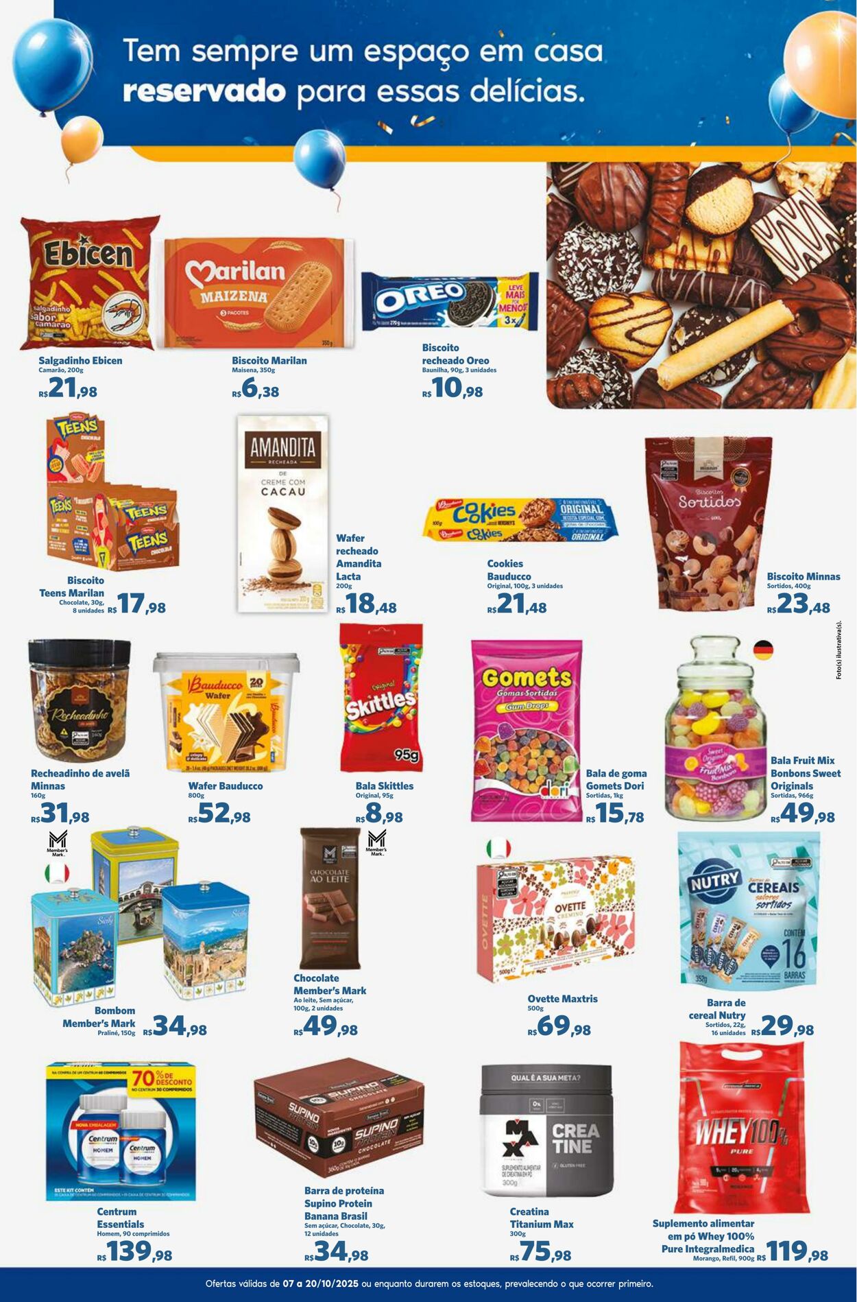 Folheto Sam's Club 07.10.2025 - 20.10.2025