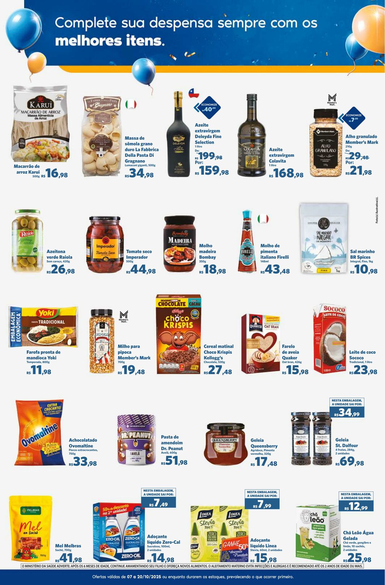 Folheto Sam's Club 07.10.2025 - 20.10.2025