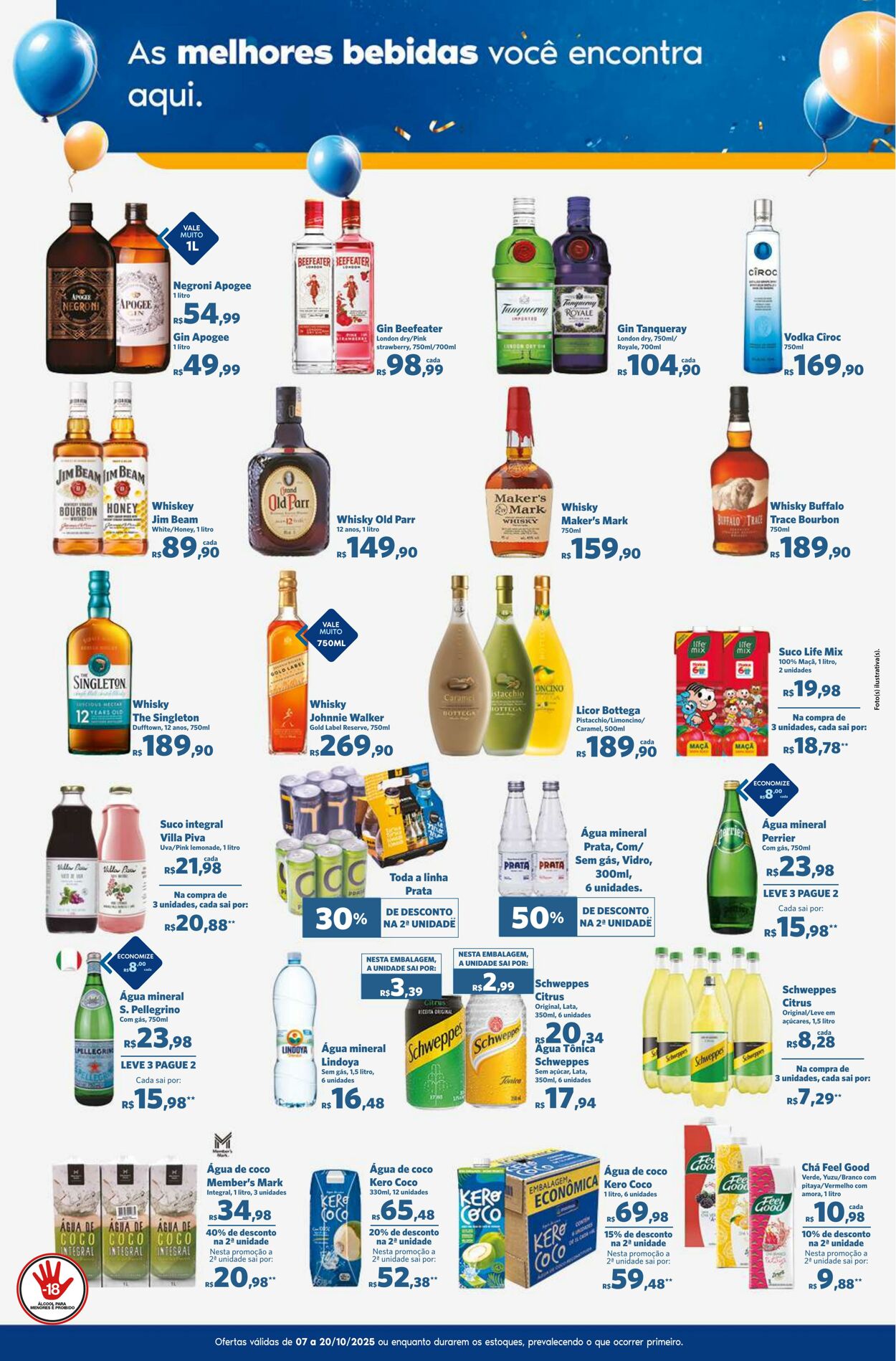 Folheto Sam's Club 07.10.2025 - 20.10.2025