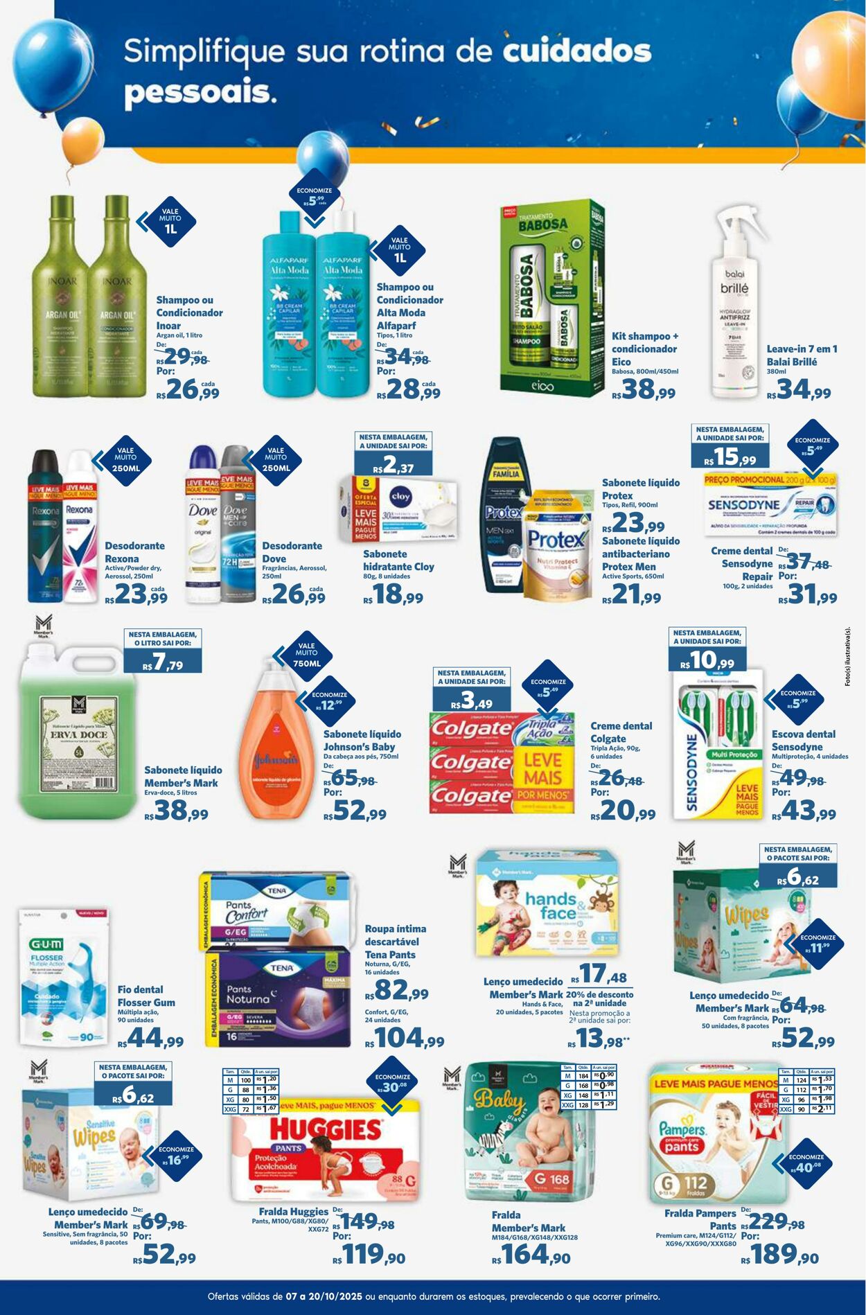 Folheto Sam's Club 07.10.2025 - 20.10.2025
