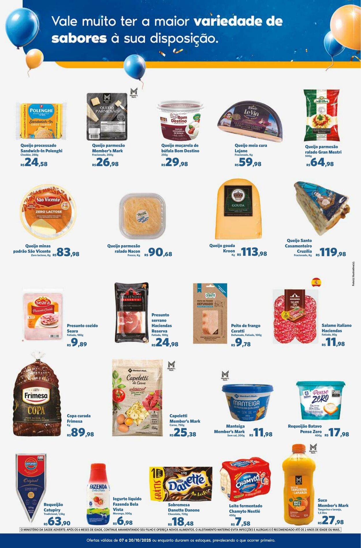 Folheto Sam's Club 07.10.2025 - 20.10.2025