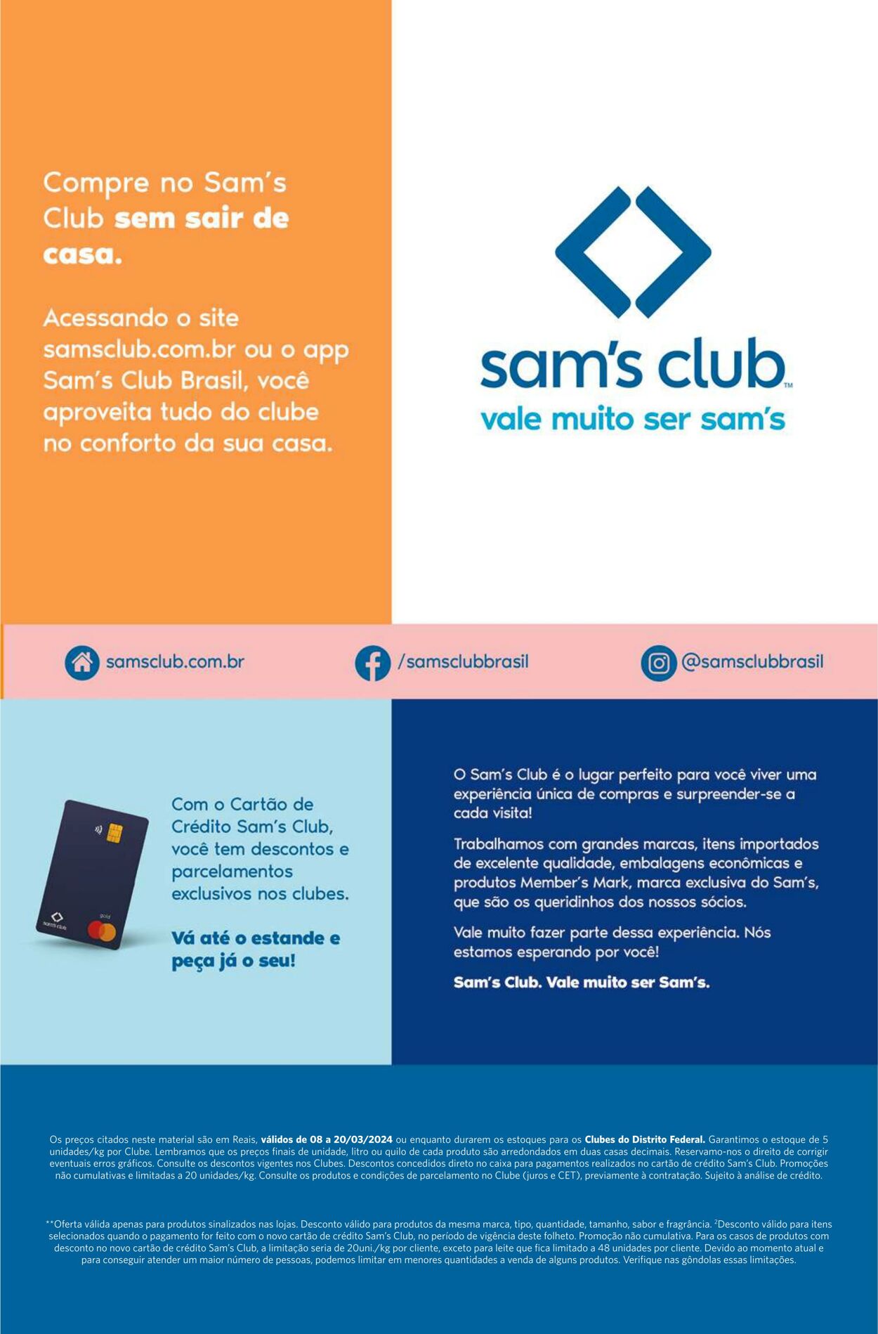 Folheto Sam's Club 08.03.2024 - 20.03.2024