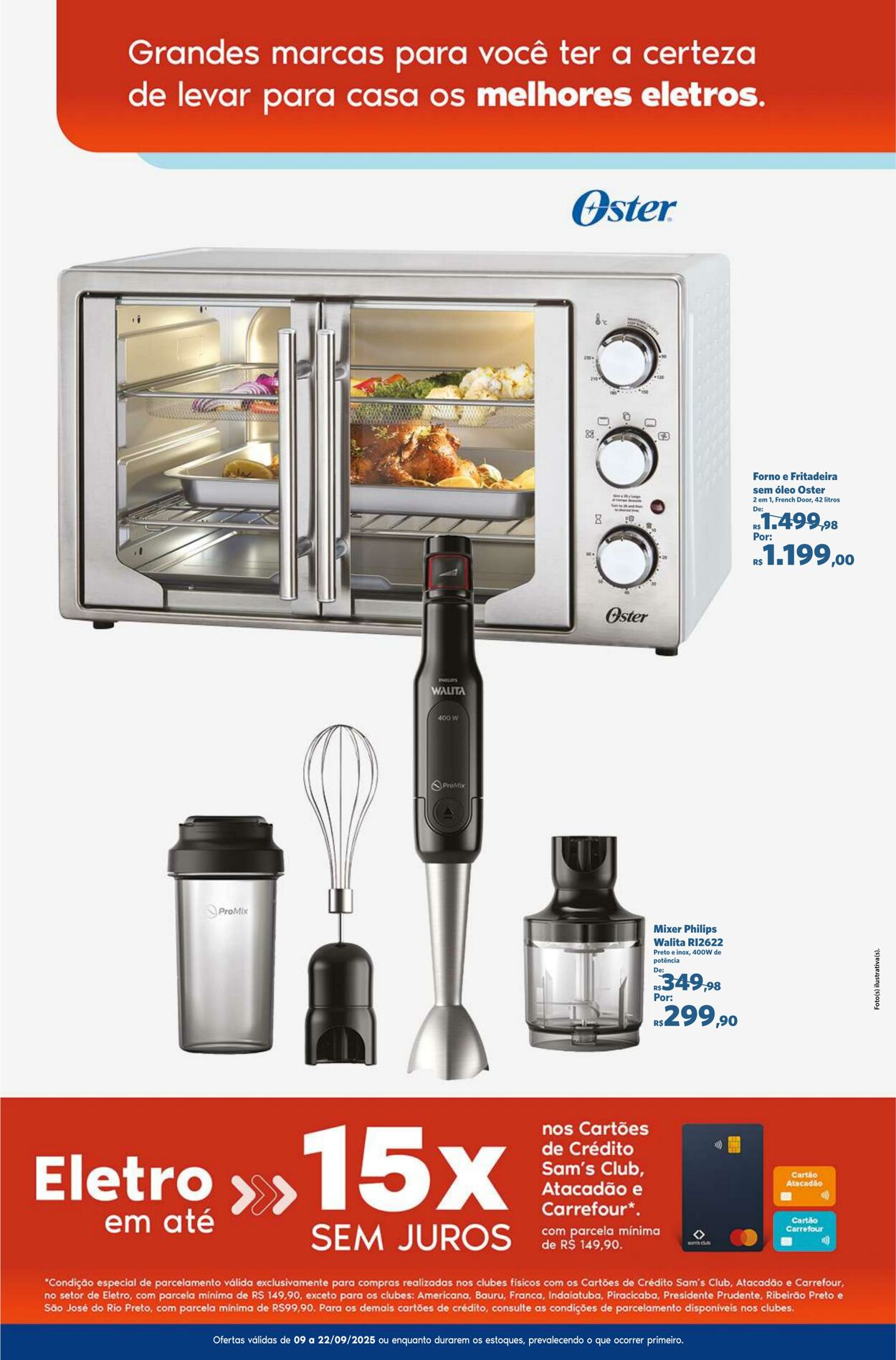 Folheto Sam's Club 09.09.2025 - 22.09.2025