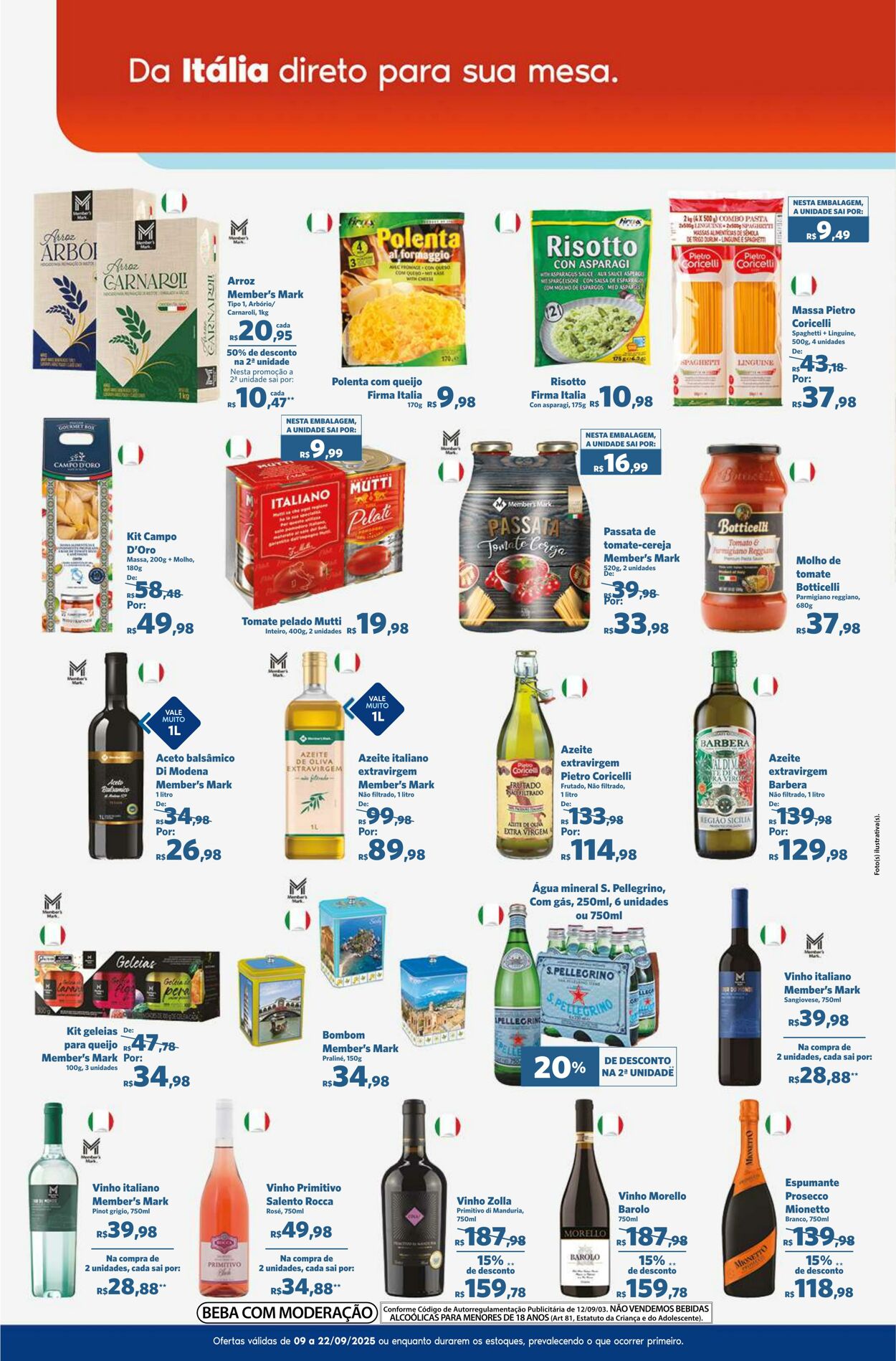 Folheto Sam's Club 09.09.2025 - 22.09.2025