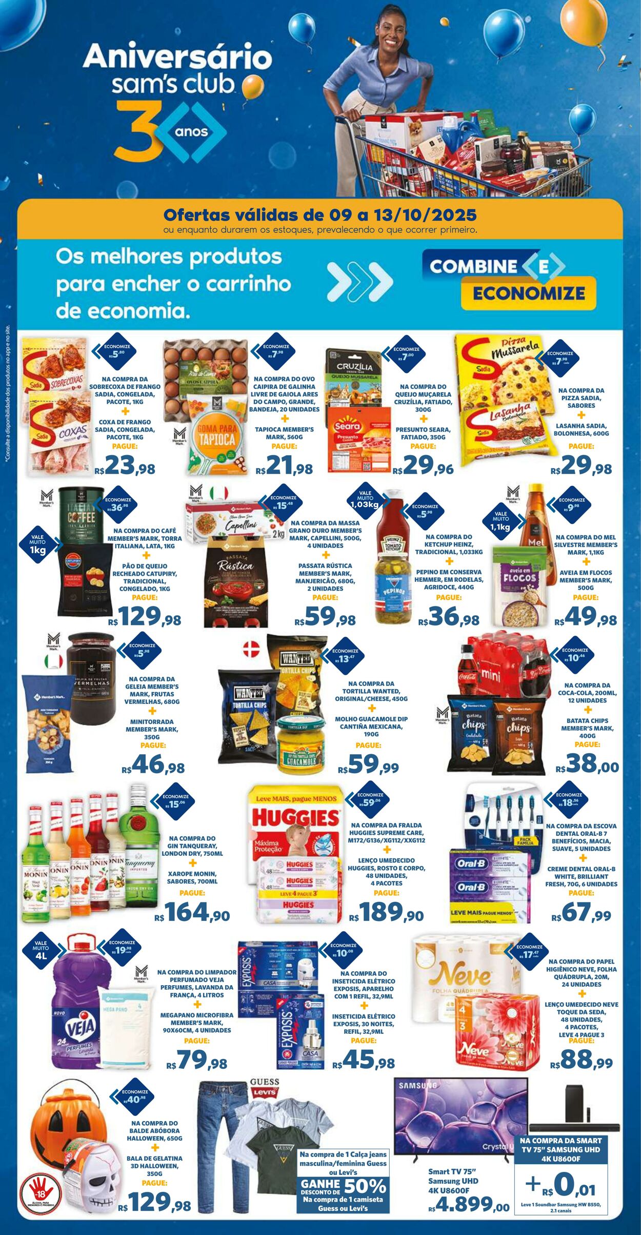 Folheto Sam's Club 09.10.2025 - 13.10.2025