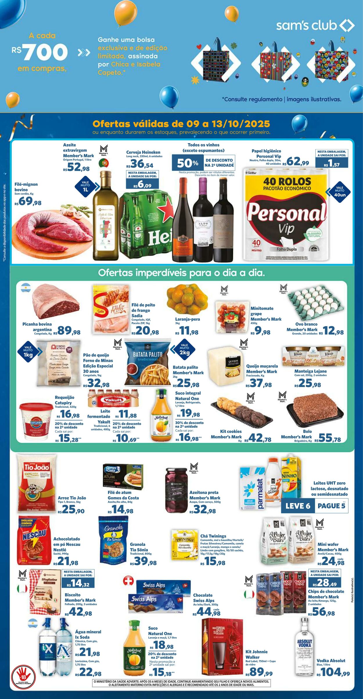 Folheto Sam's Club 09.10.2025 - 13.10.2025