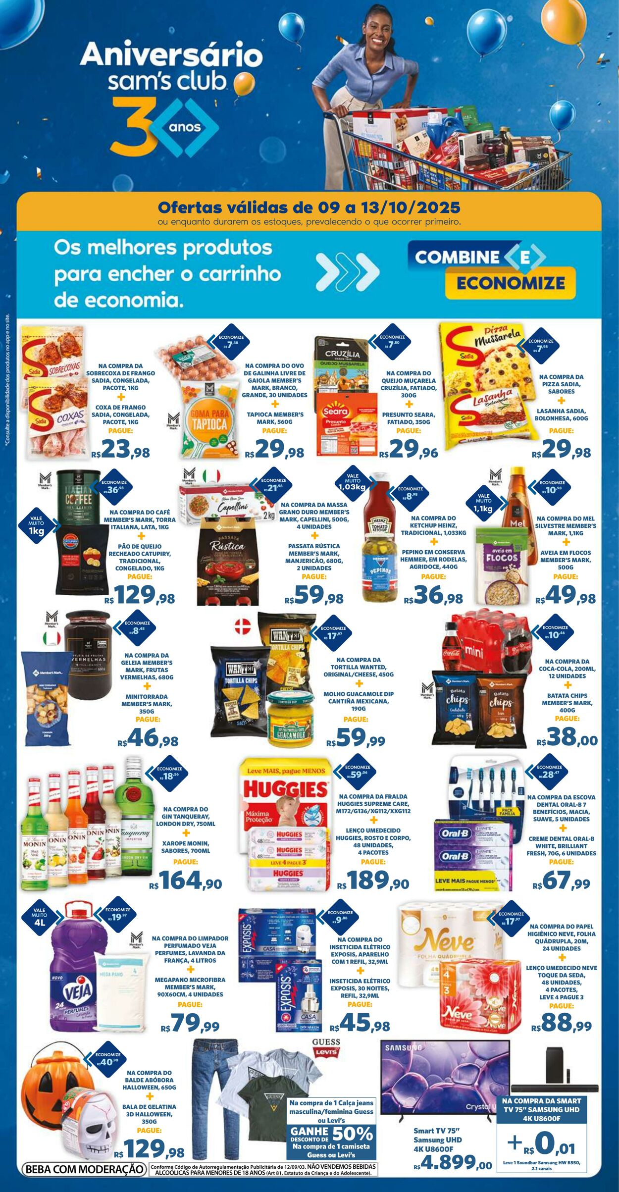 Folheto Sam's Club 09.10.2025 - 13.10.2025
