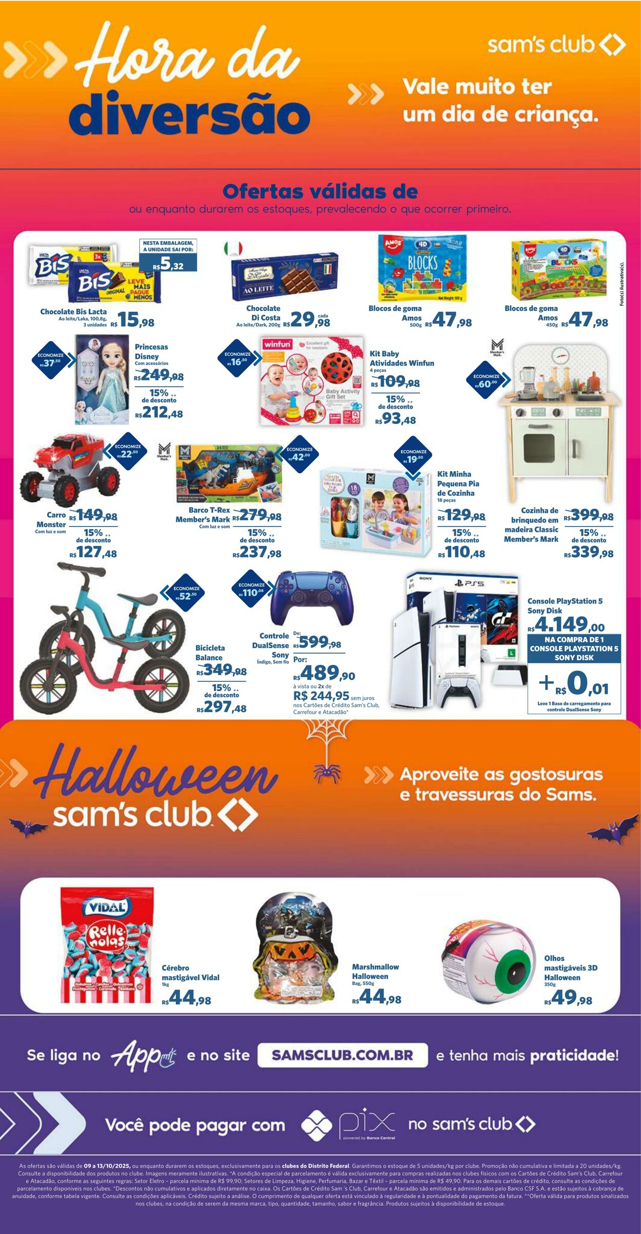 Folheto Sam's Club 09.10.2025 - 13.10.2025