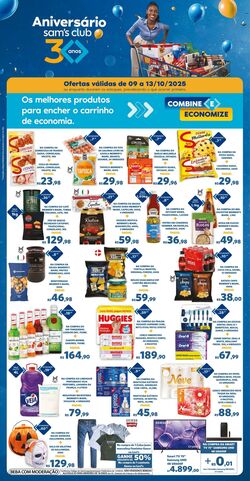 Folheto Sam's Club 09.10.2025 - 13.10.2025