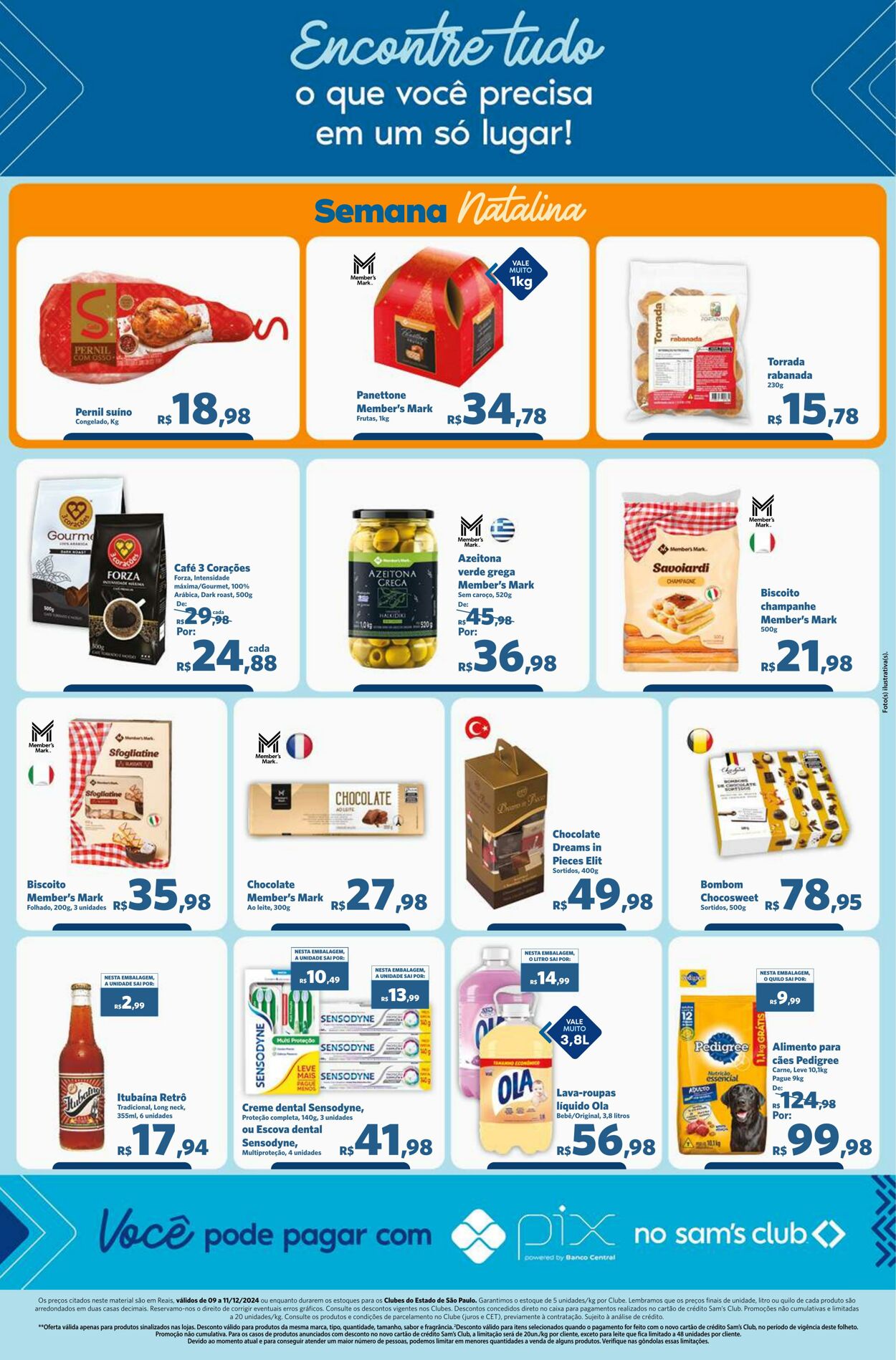 Folheto Sam's Club 09.12.2024 - 11.12.2024