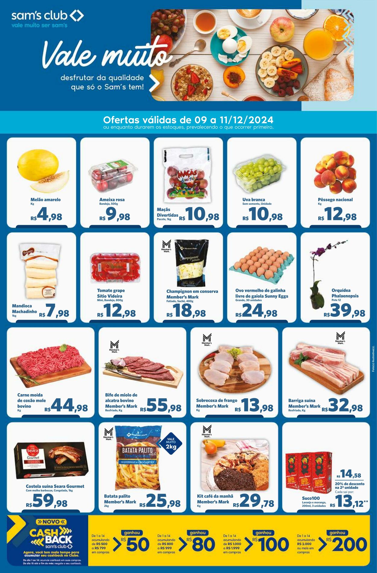 Folheto Sam's Club 09.12.2024 - 11.12.2024