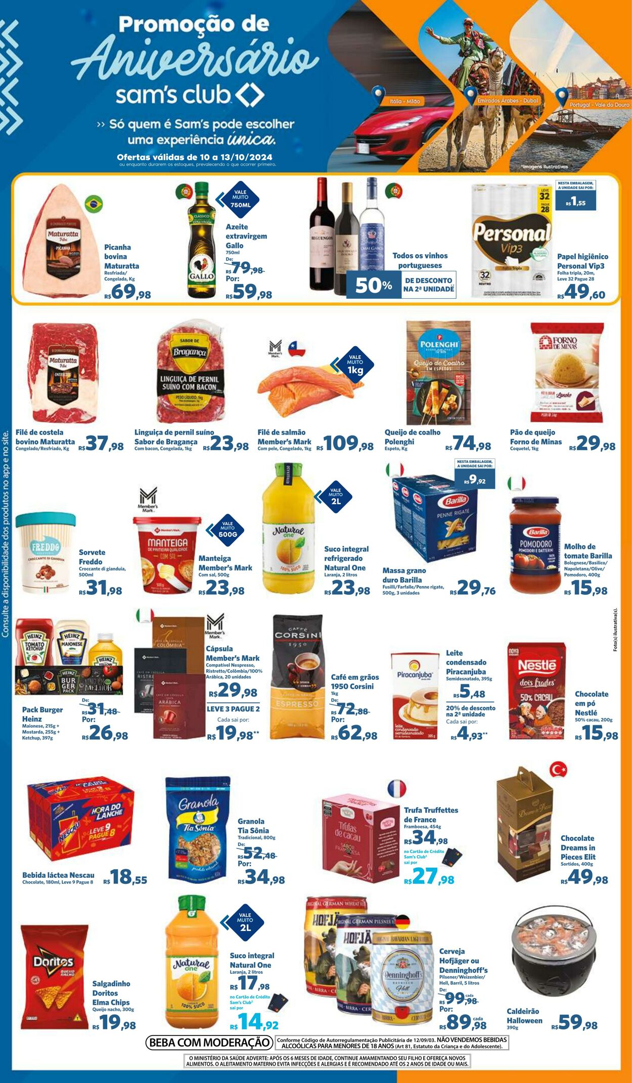 Folheto Sam's Club 10.10.2024 - 13.10.2024