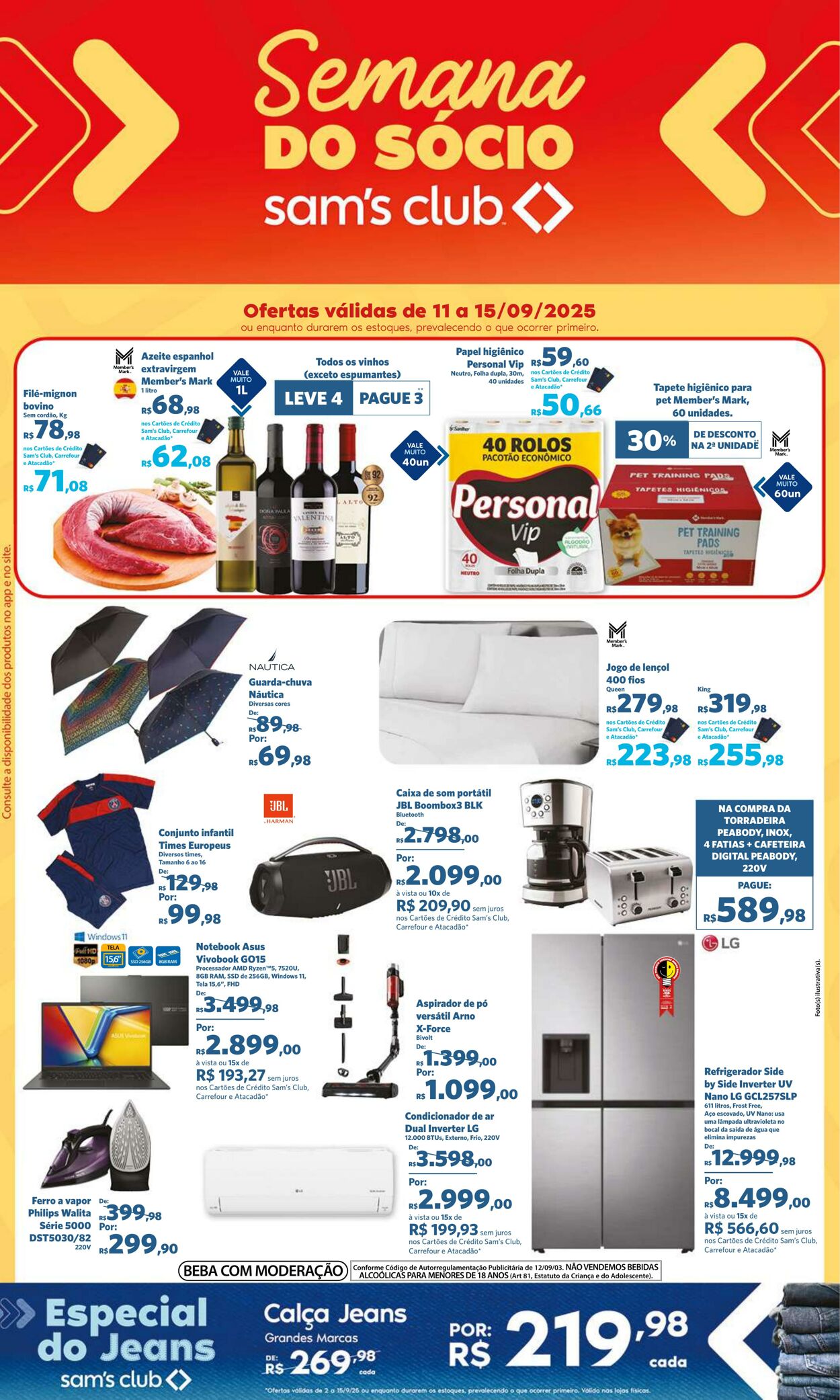 Folheto Sam's Club 11.09.2025 - 15.09.2025