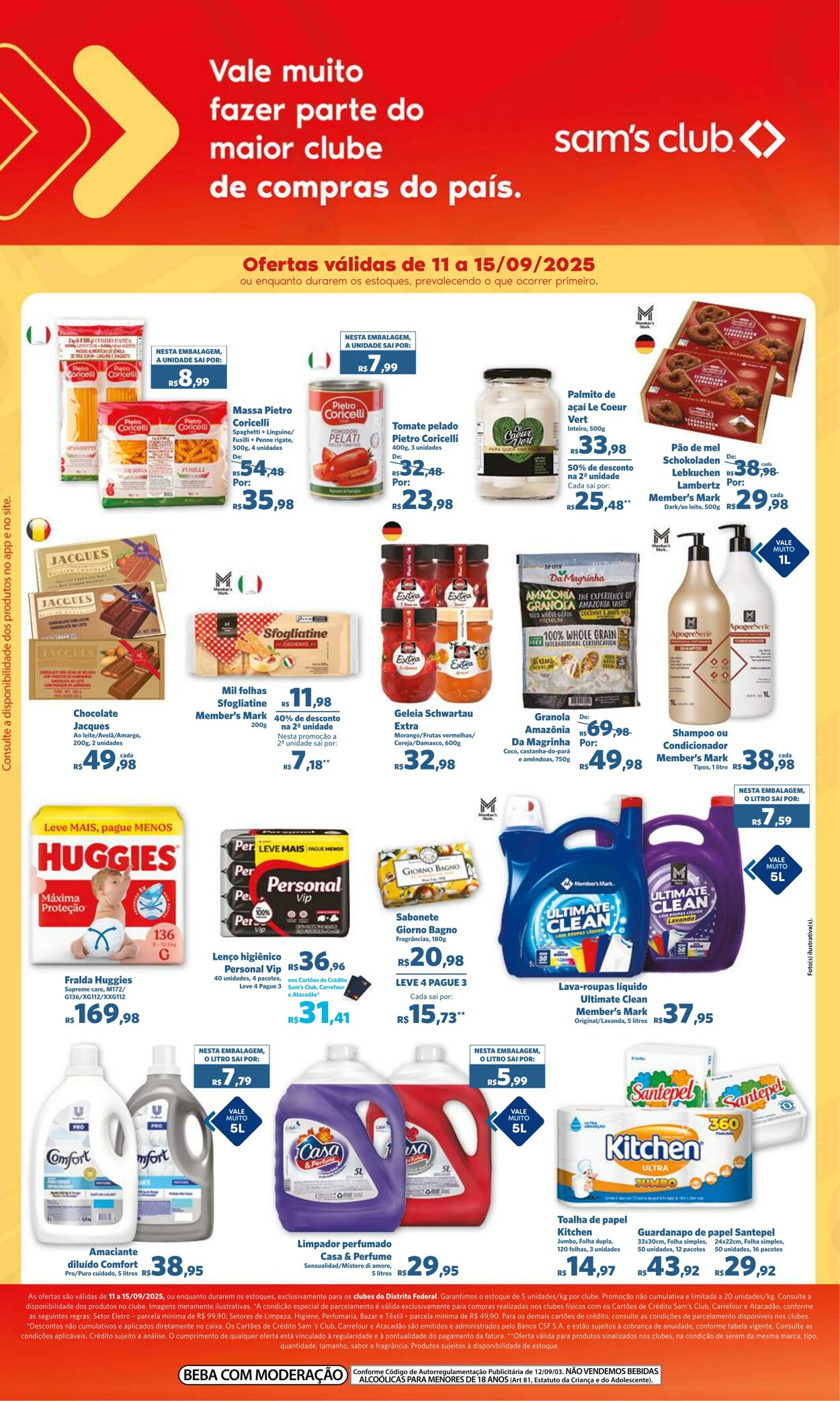 Folheto Sam's Club 11.09.2025 - 15.09.2025