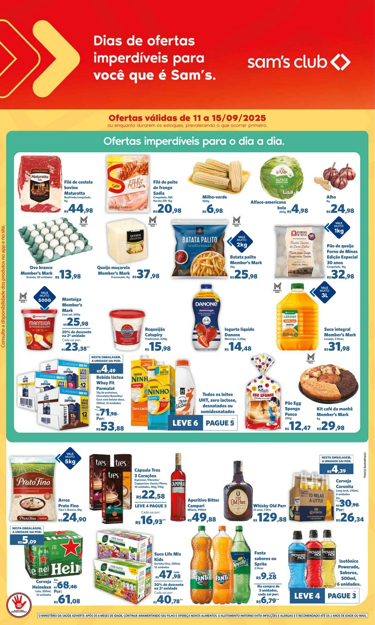 Folheto Sam's Club 11.09.2025 - 15.09.2025