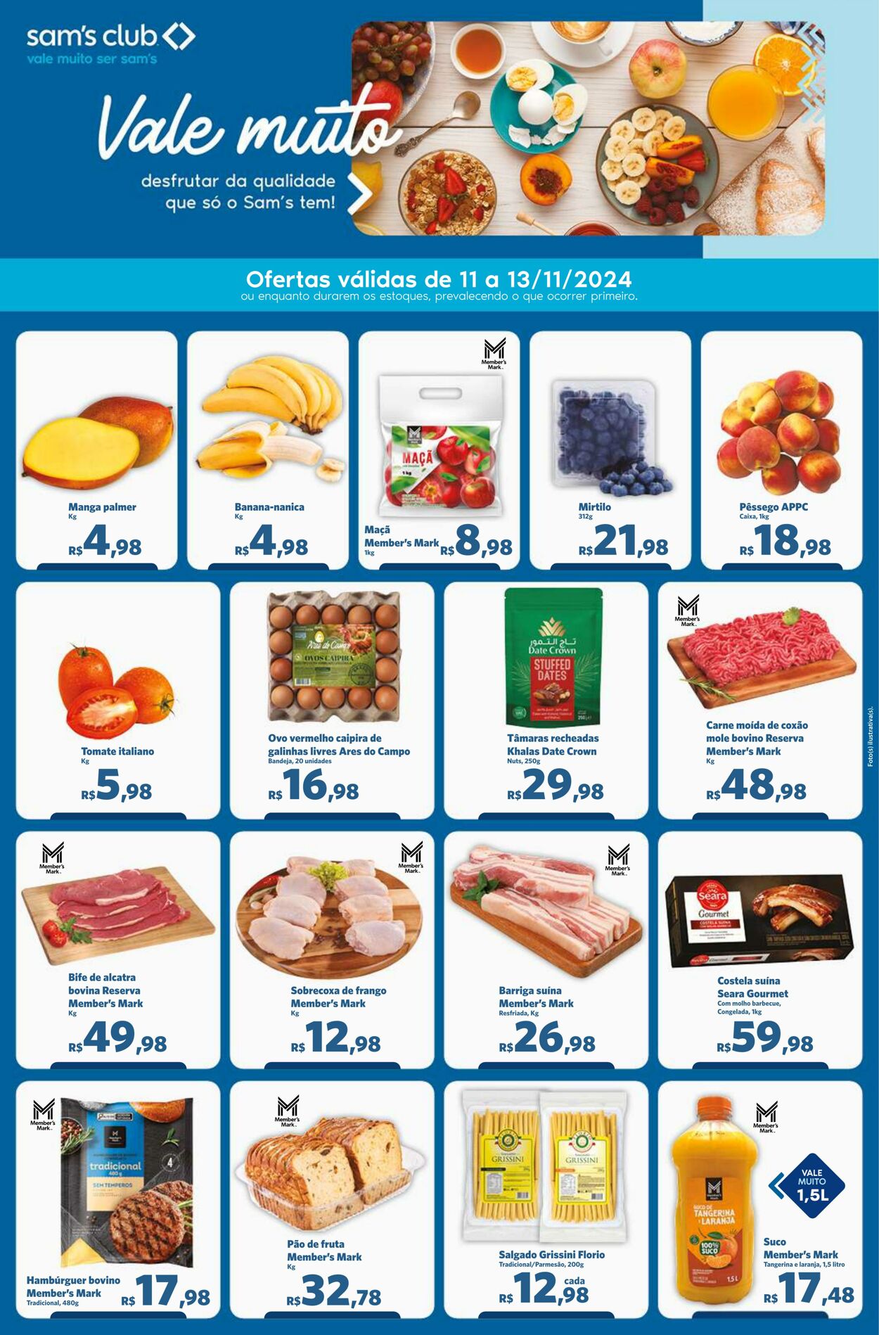 Folheto Sam's Club 11.11.2024 - 13.11.2024