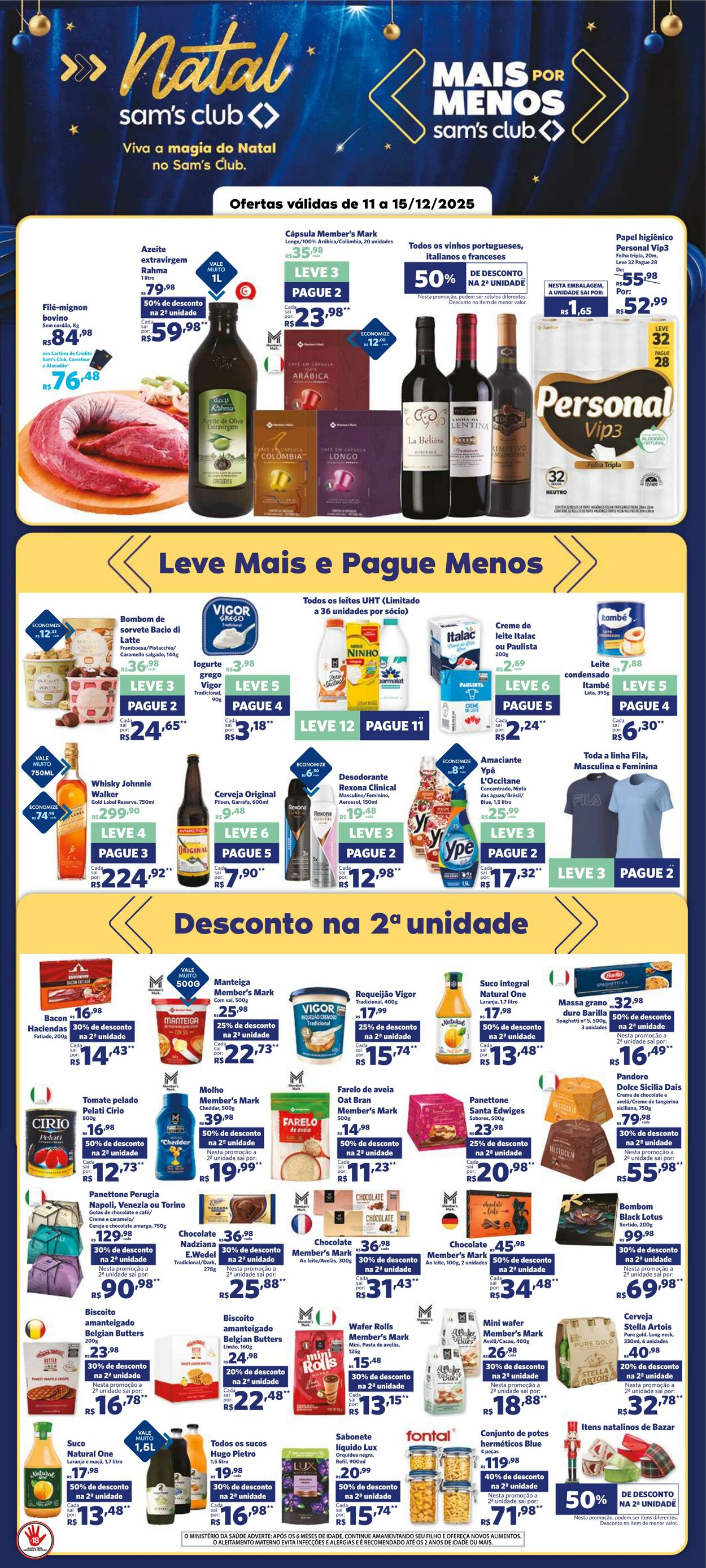 Folheto Sam's Club 11.12.2025 - 15.12.2025