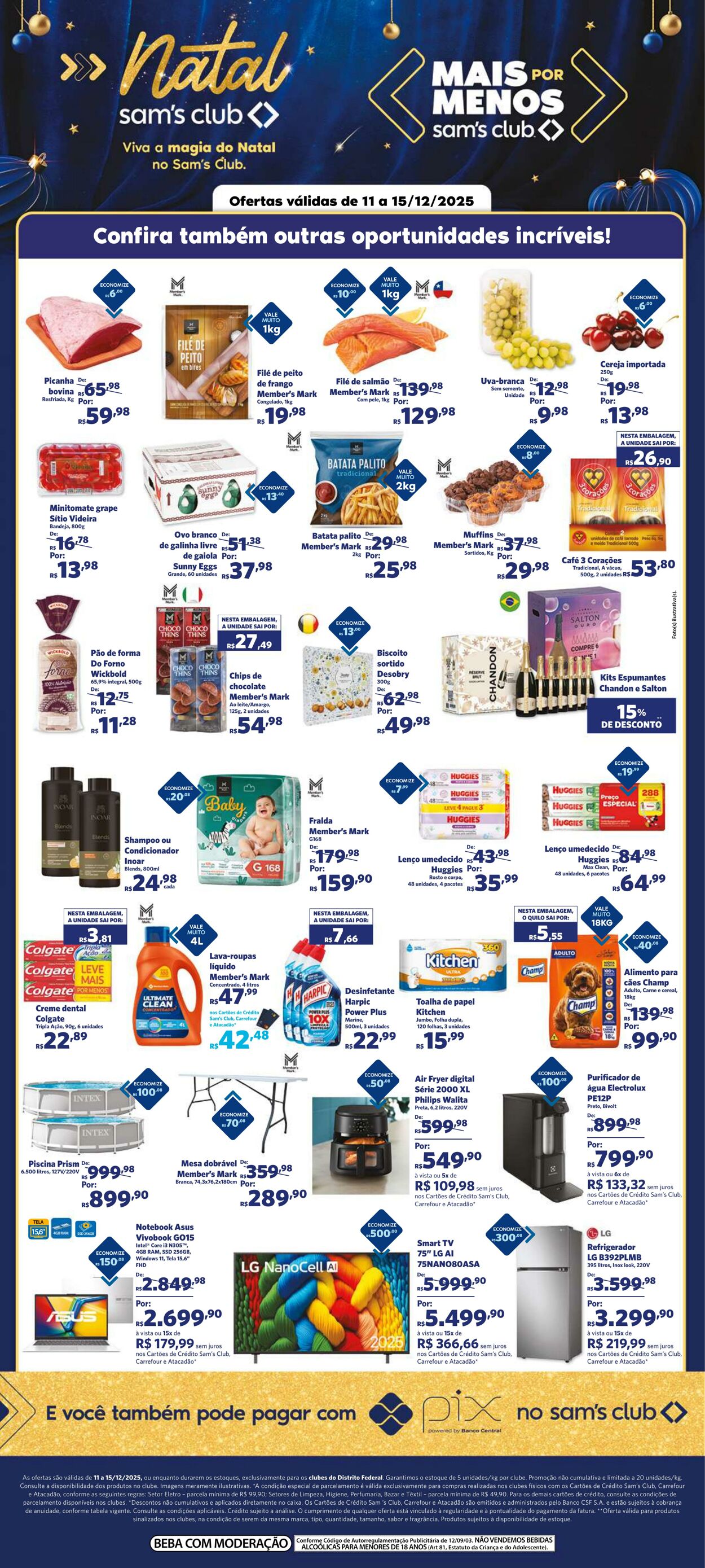 Folheto Sam's Club 11.12.2025 - 15.12.2025