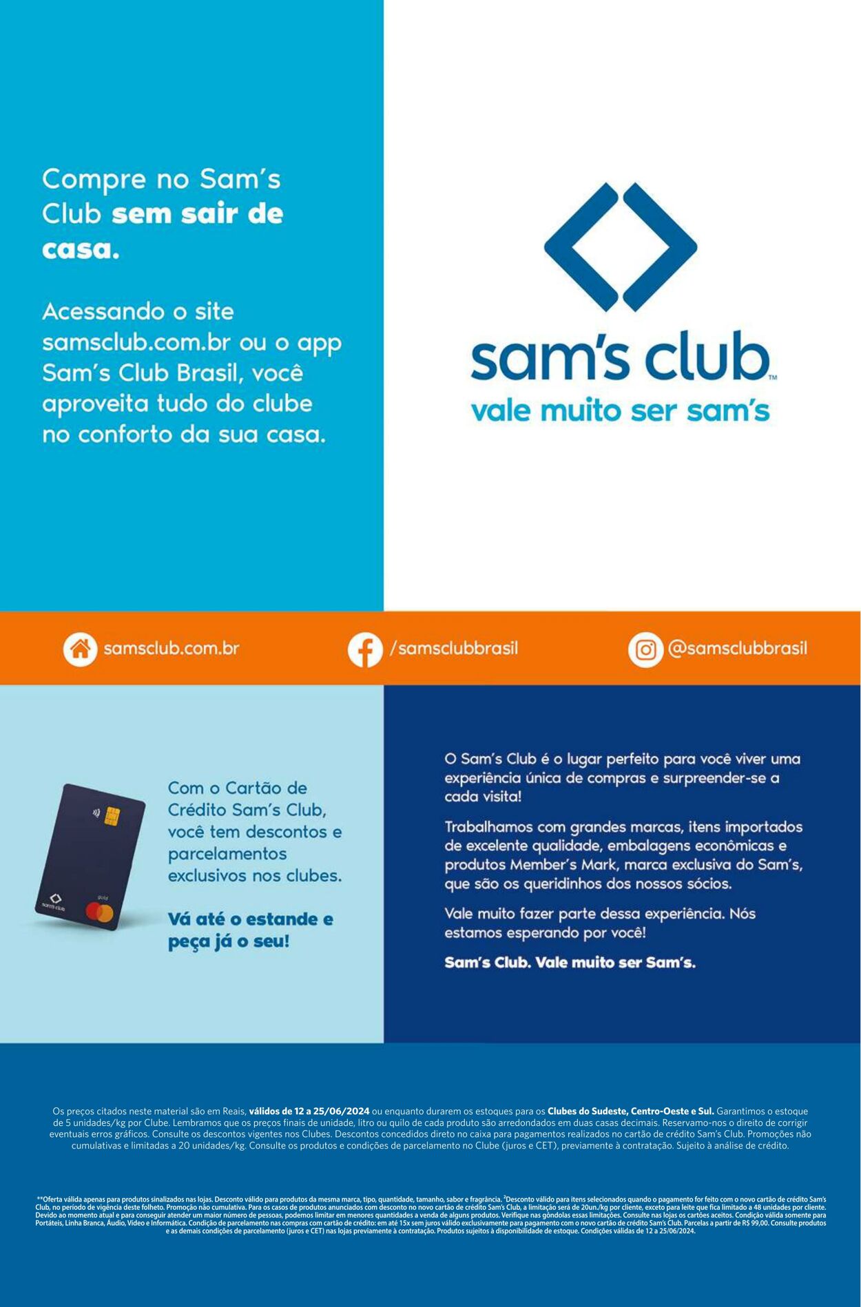 Folheto Sam's Club 12.06.2024 - 25.06.2024
