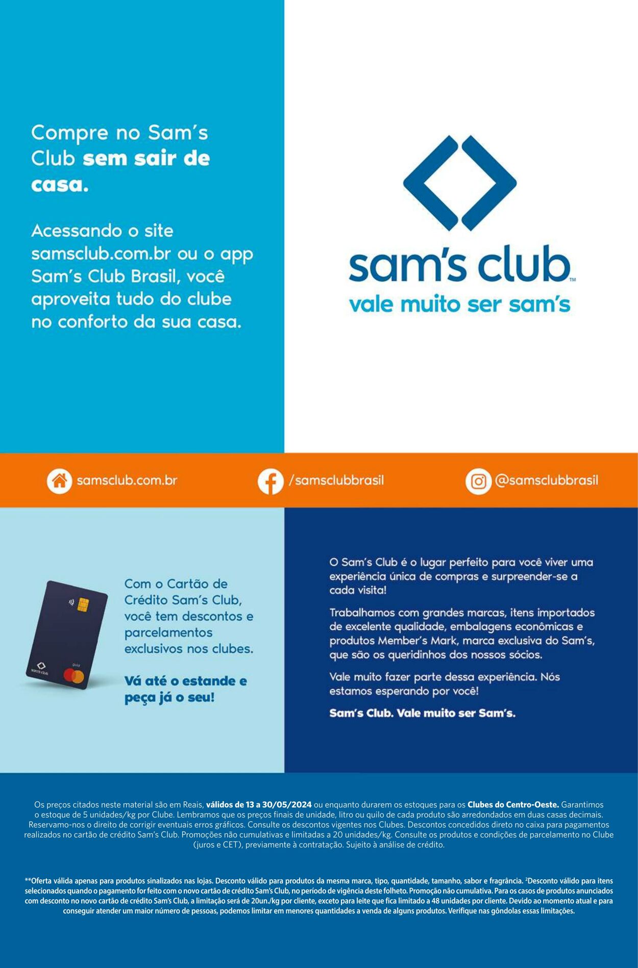 Folheto Sam's Club 13.05.2024 - 30.05.2024