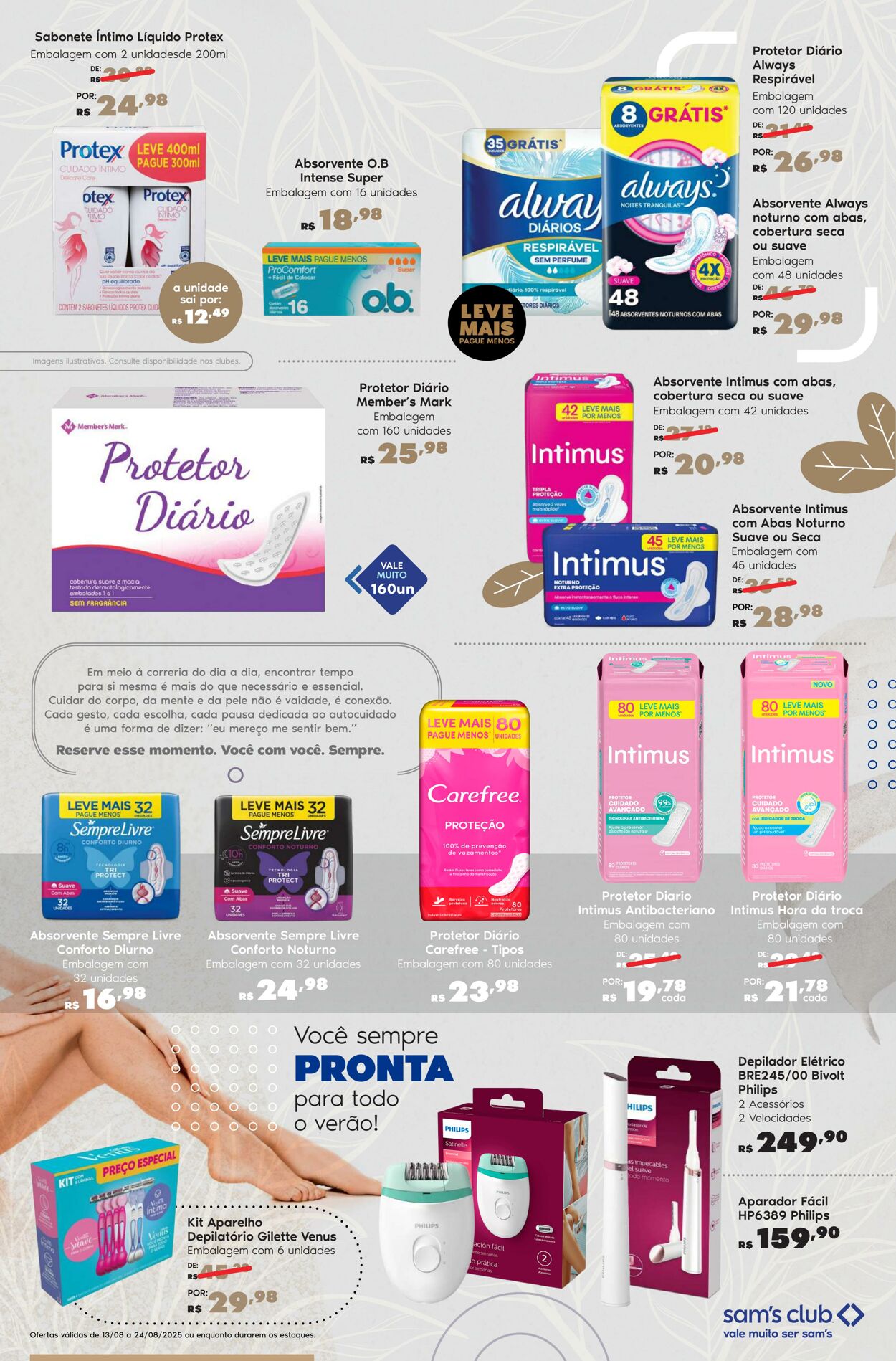 Folheto Sam's Club 13.08.2025 - 24.08.2025