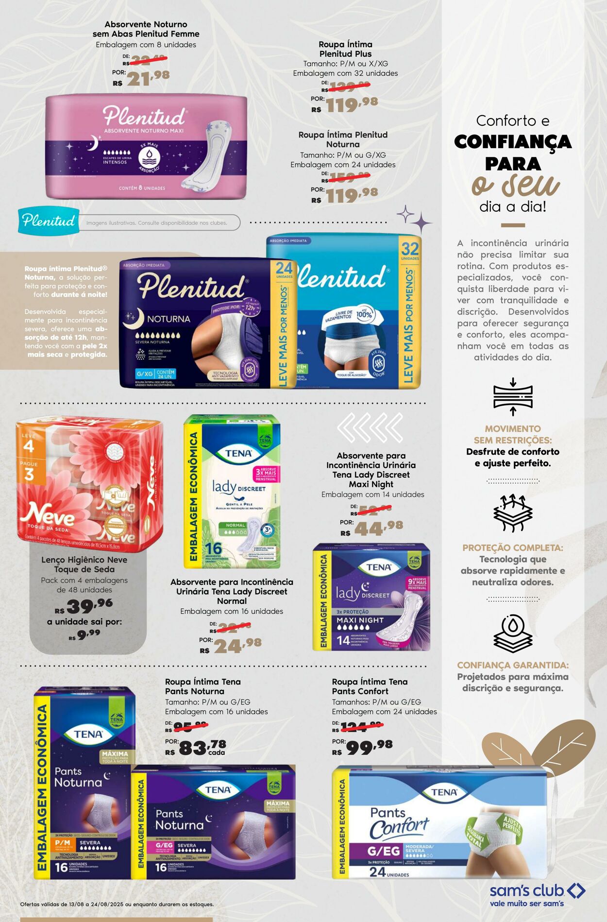 Folheto Sam's Club 13.08.2025 - 24.08.2025