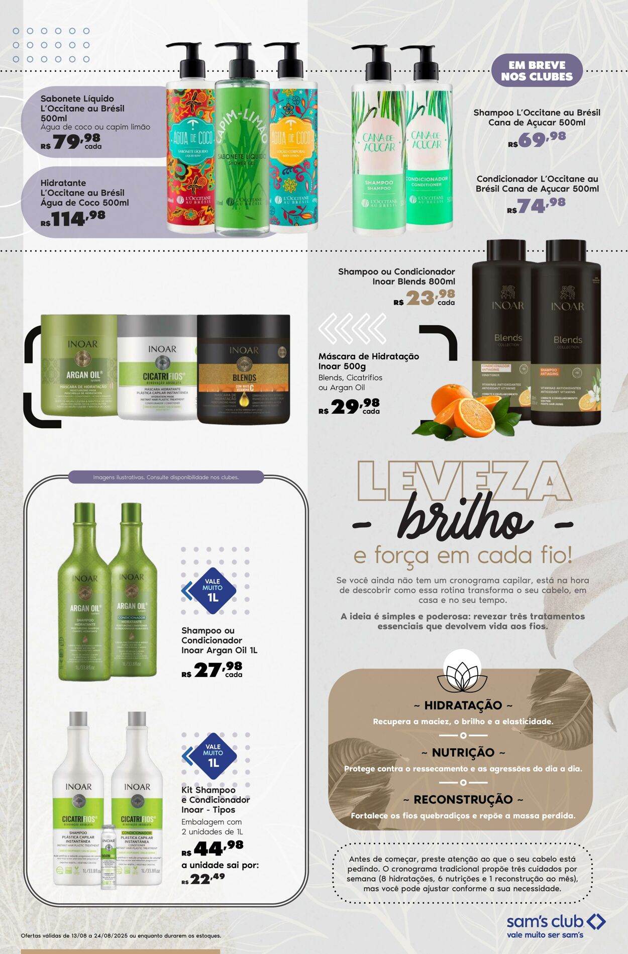 Folheto Sam's Club 13.08.2025 - 24.08.2025