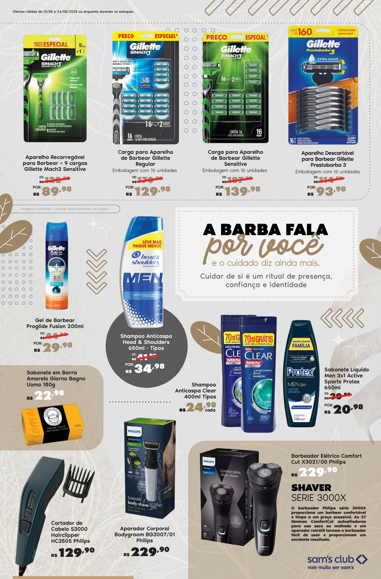 Folheto Sam's Club 13.08.2025 - 24.08.2025