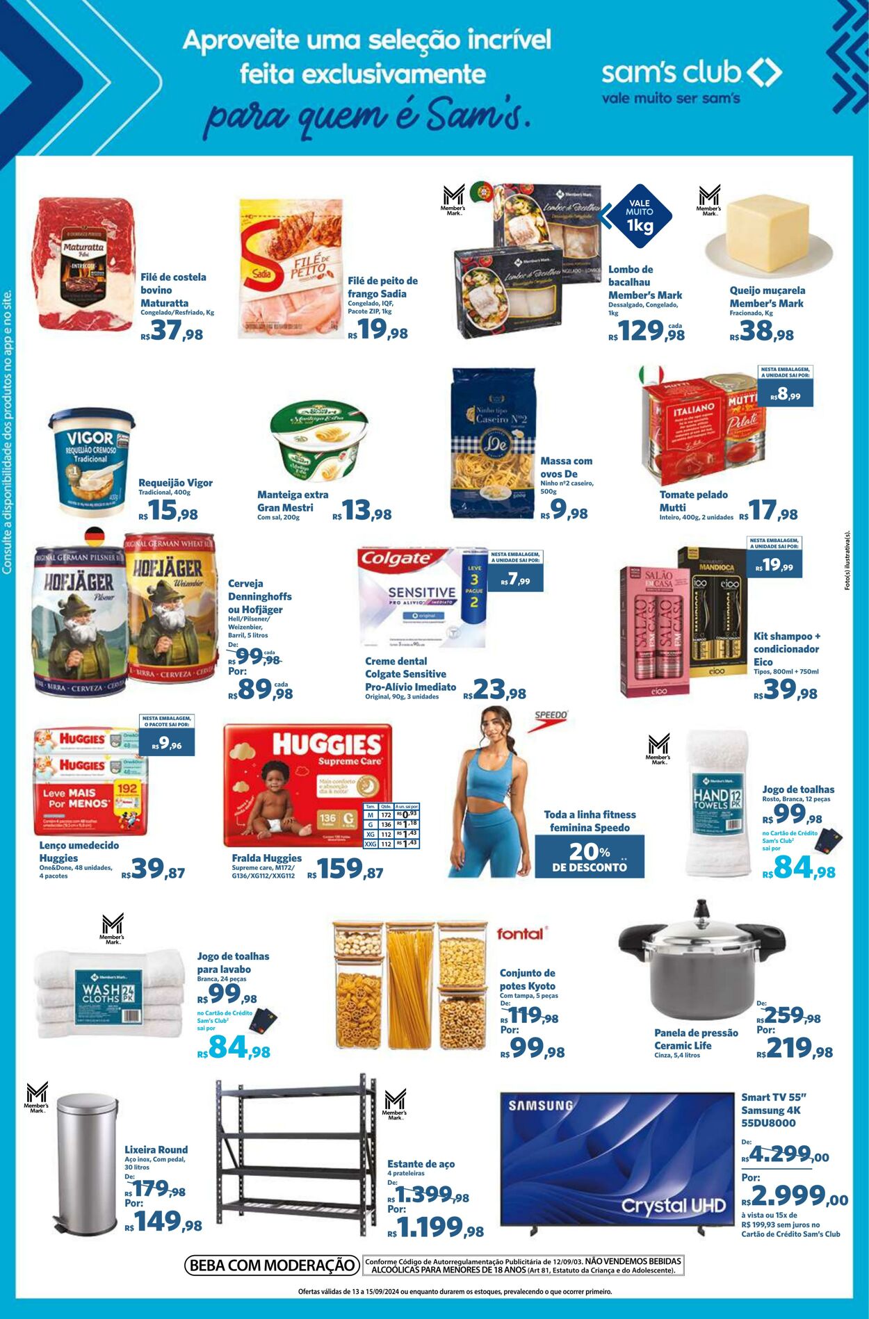 Folheto Sam's Club 13.09.2024 - 15.09.2024