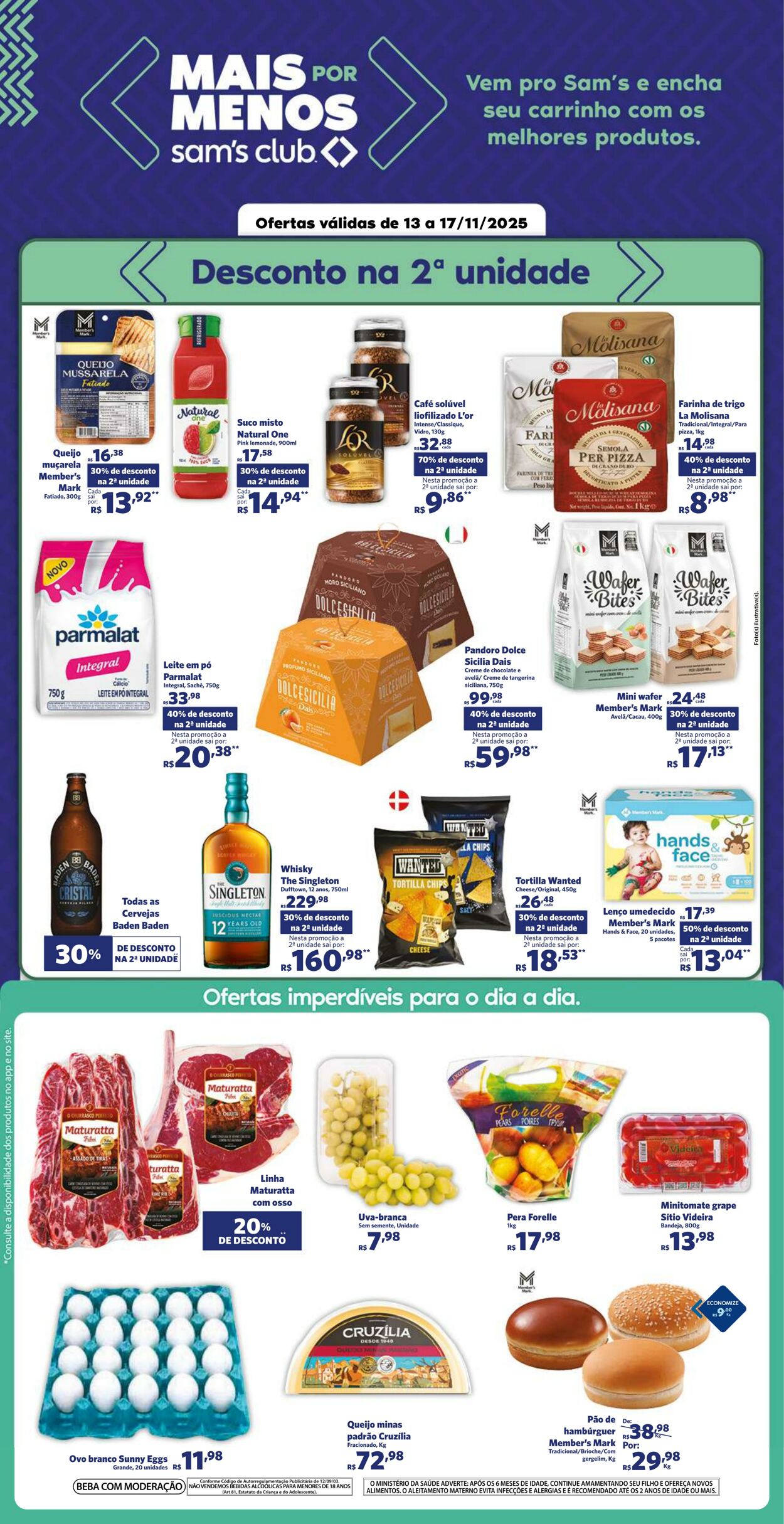 Folheto Sam's Club 13.11.2025 - 17.11.2025