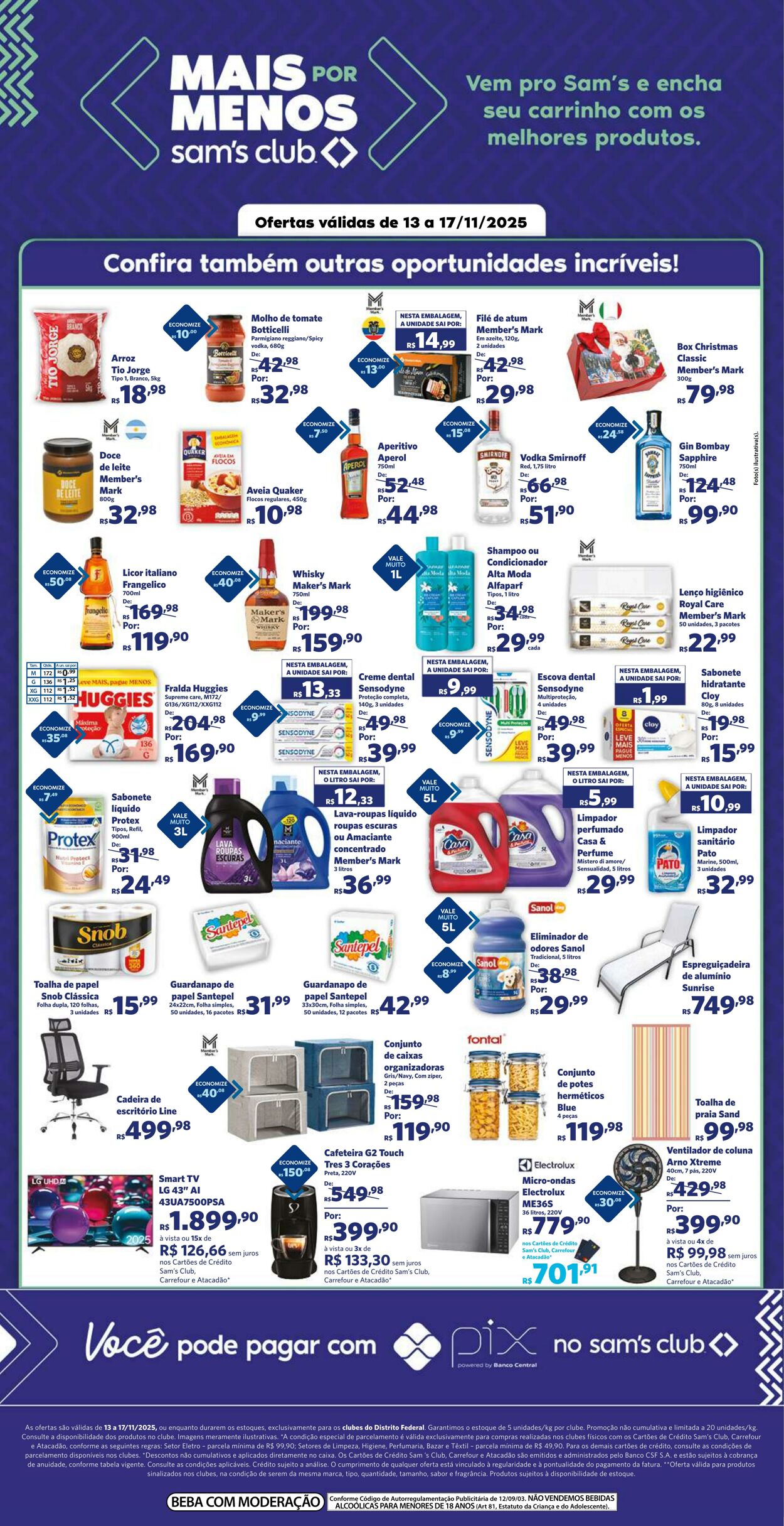 Folheto Sam's Club 13.11.2025 - 17.11.2025