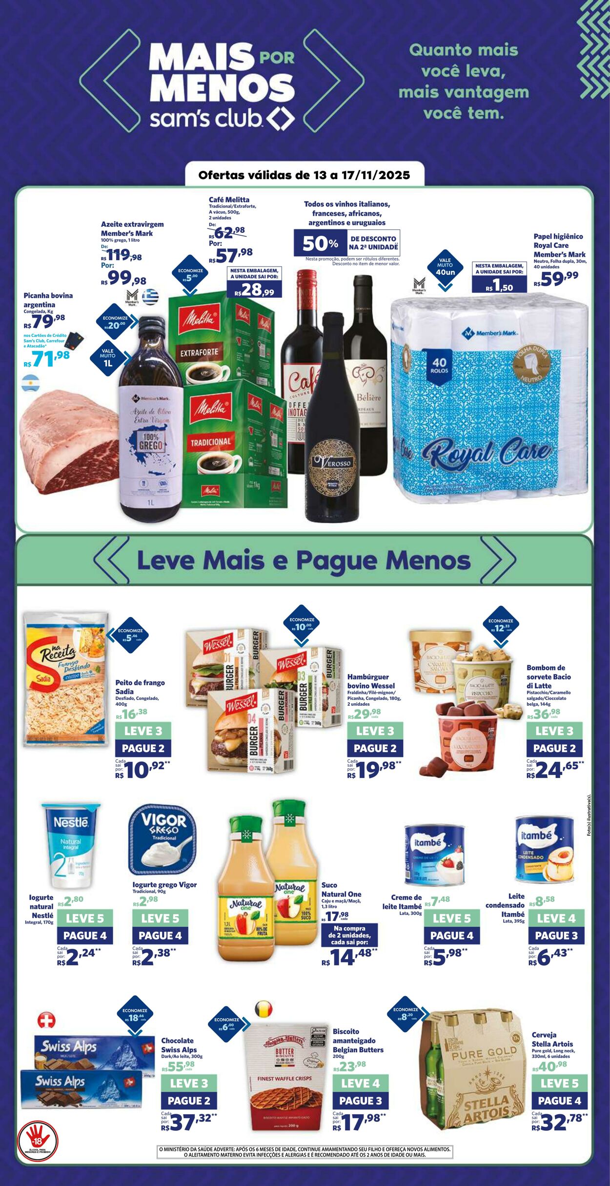 Folheto Sam's Club 13.11.2025 - 17.11.2025
