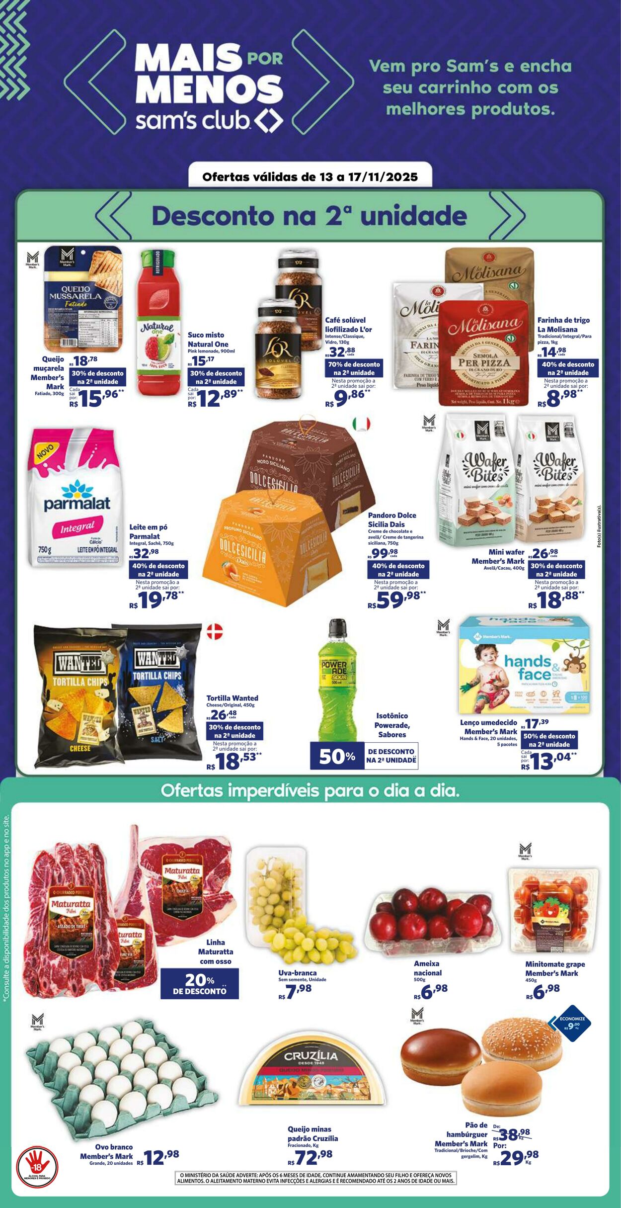 Folheto Sam's Club 13.11.2025 - 17.11.2025