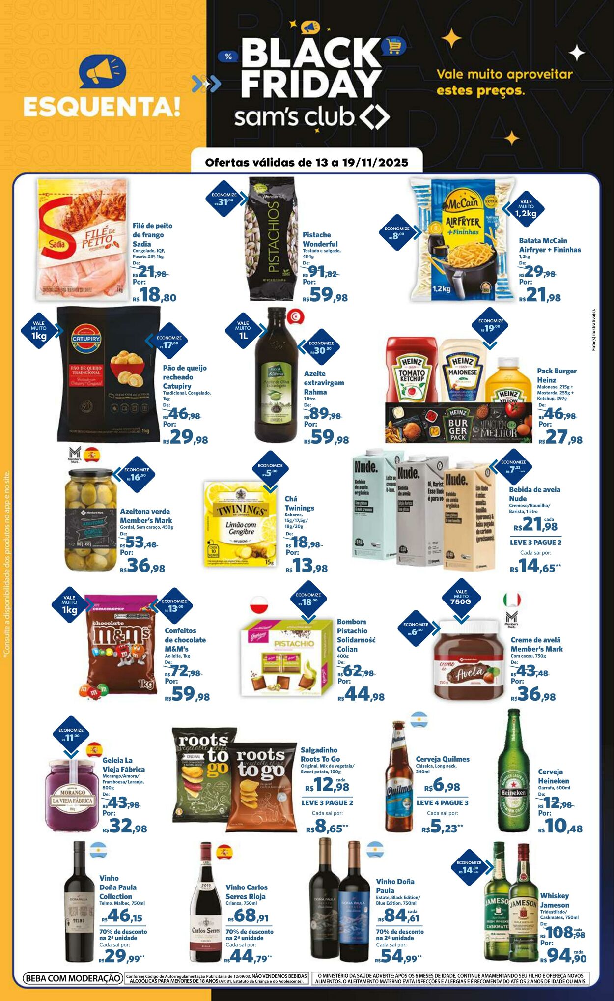Folheto Sam's Club 13.11.2025 - 19.11.2025
