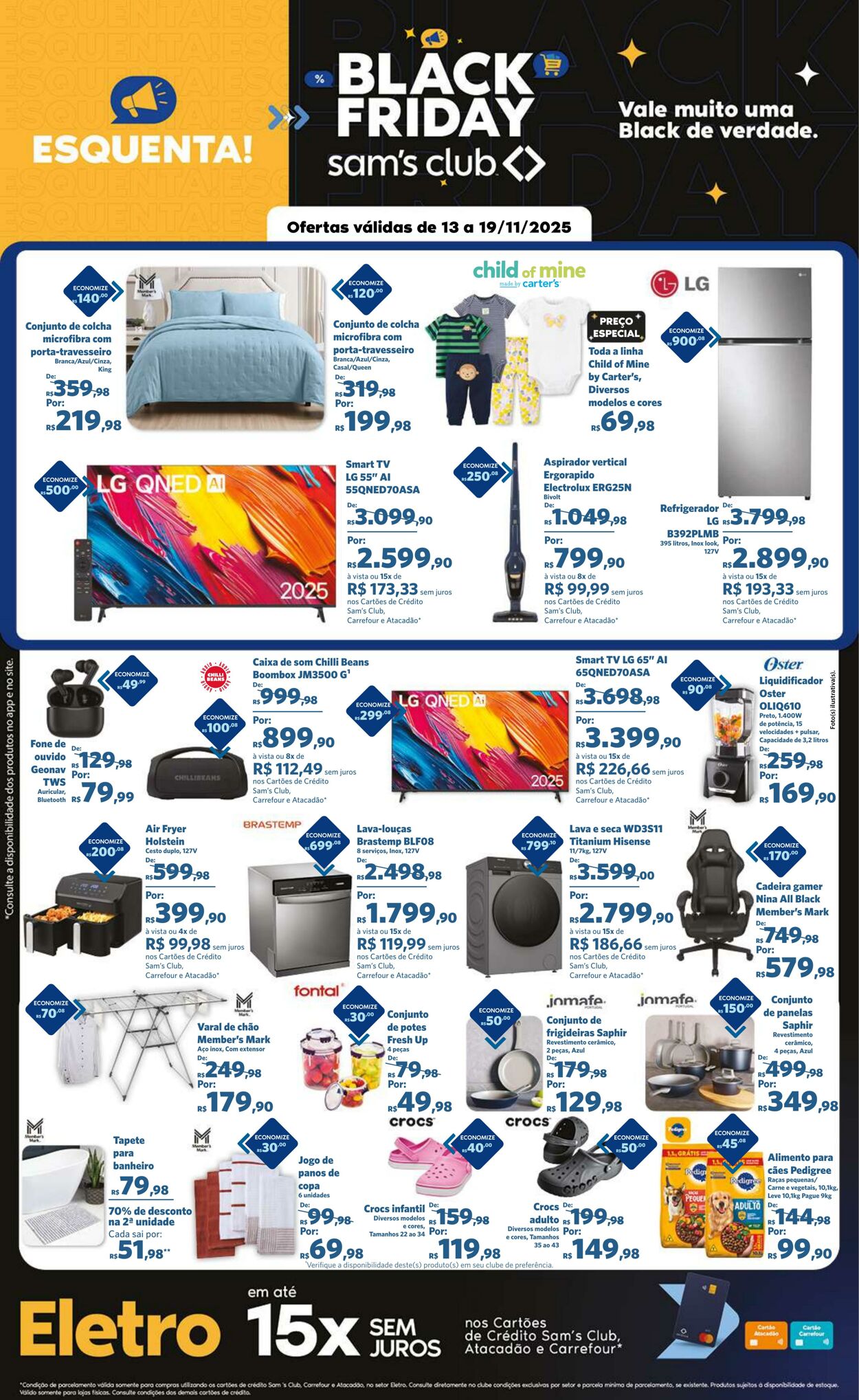 Folheto Sam's Club 13.11.2025 - 19.11.2025