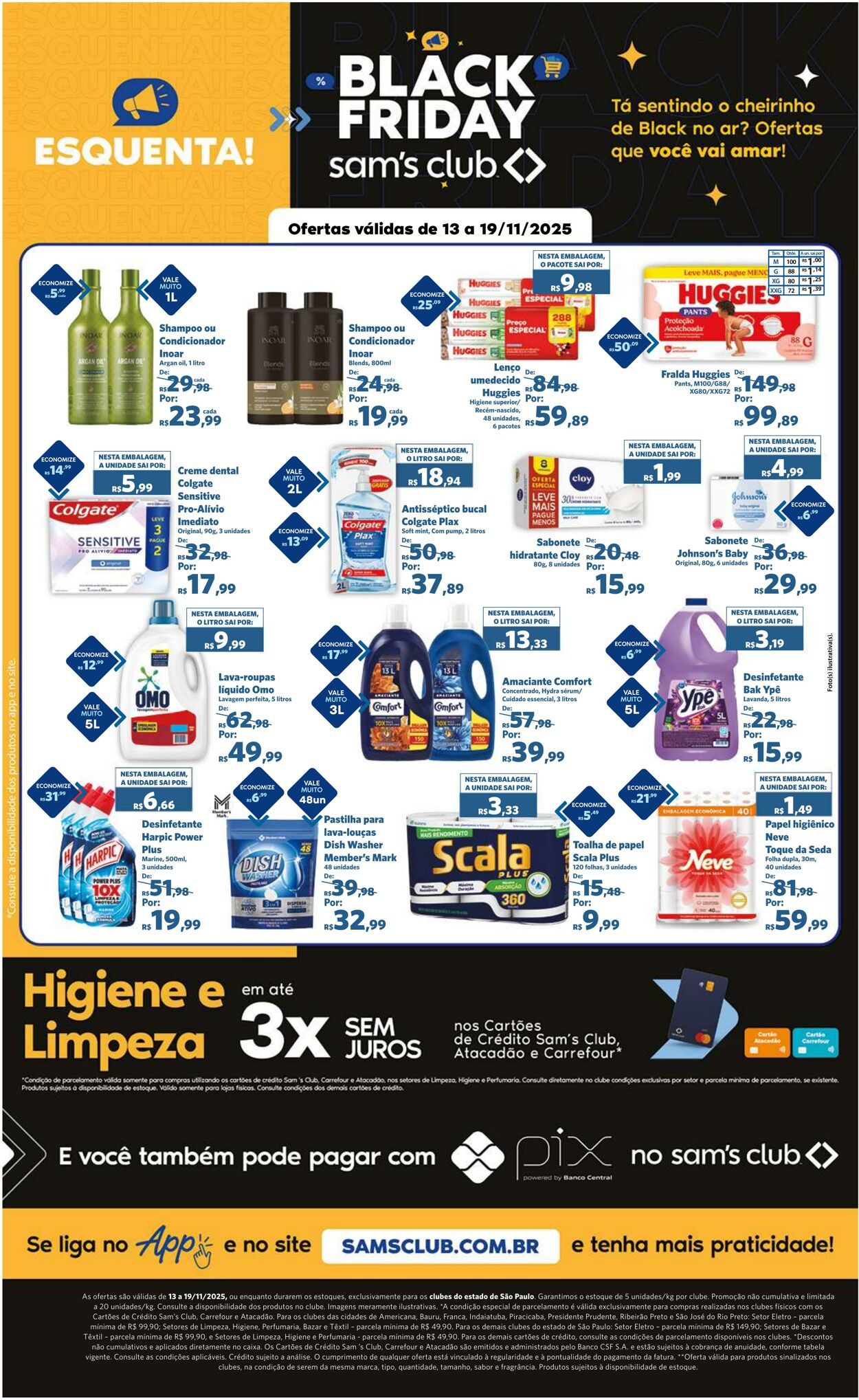 Folheto Sam's Club 13.11.2025 - 19.11.2025