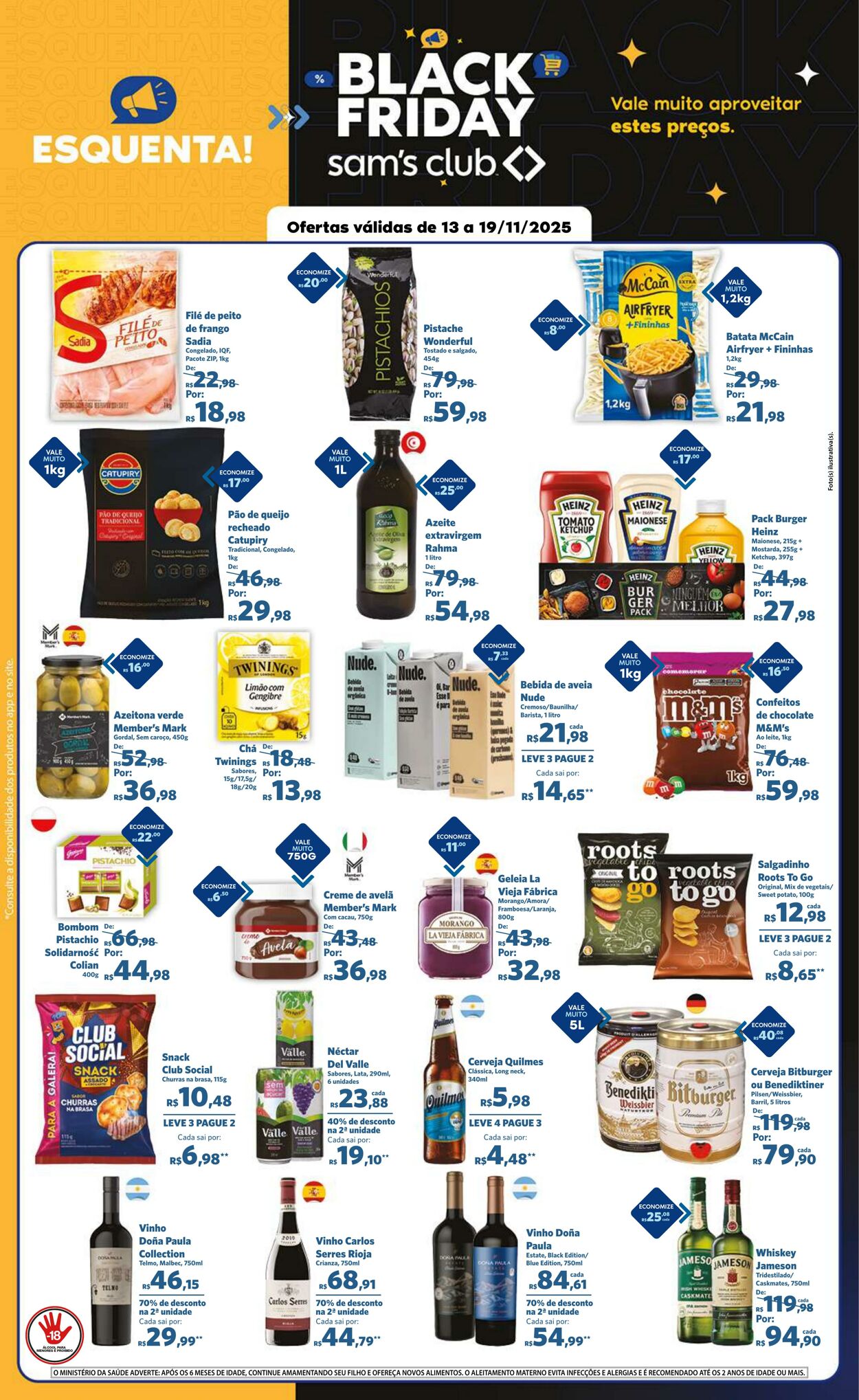 Folheto Sam's Club 13.11.2025 - 19.11.2025
